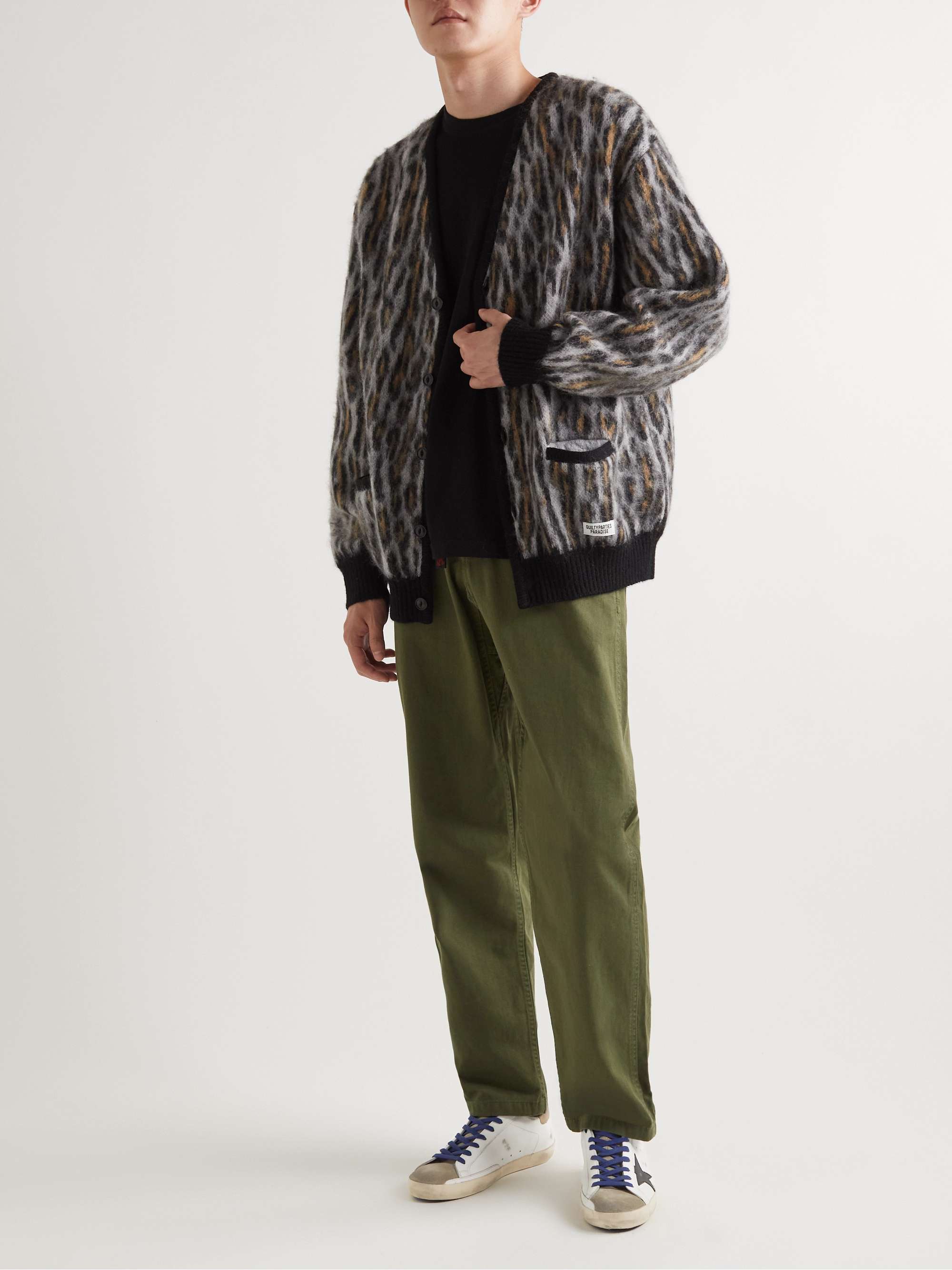 GOLDEN GOOSE Superstar Distressed Leather and Suede Sneakers
