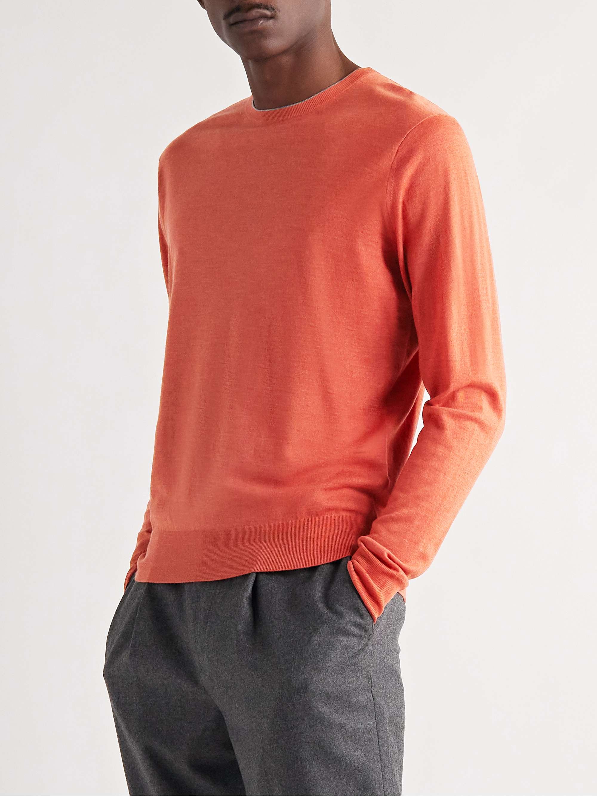 PETER MILLAR Excursionist Flex Merino Wool-Blend Sweater