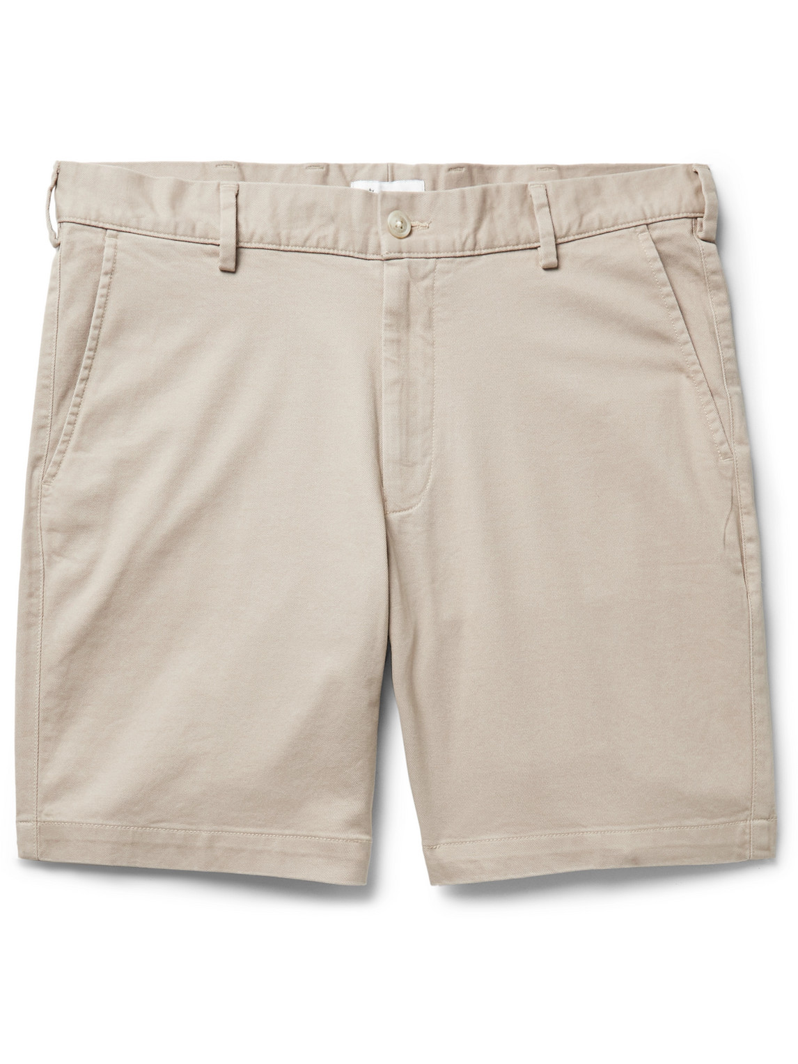 Peter Millar Pilot Slim-fit Stretch-pima Cotton-twill Shorts In Neutrals