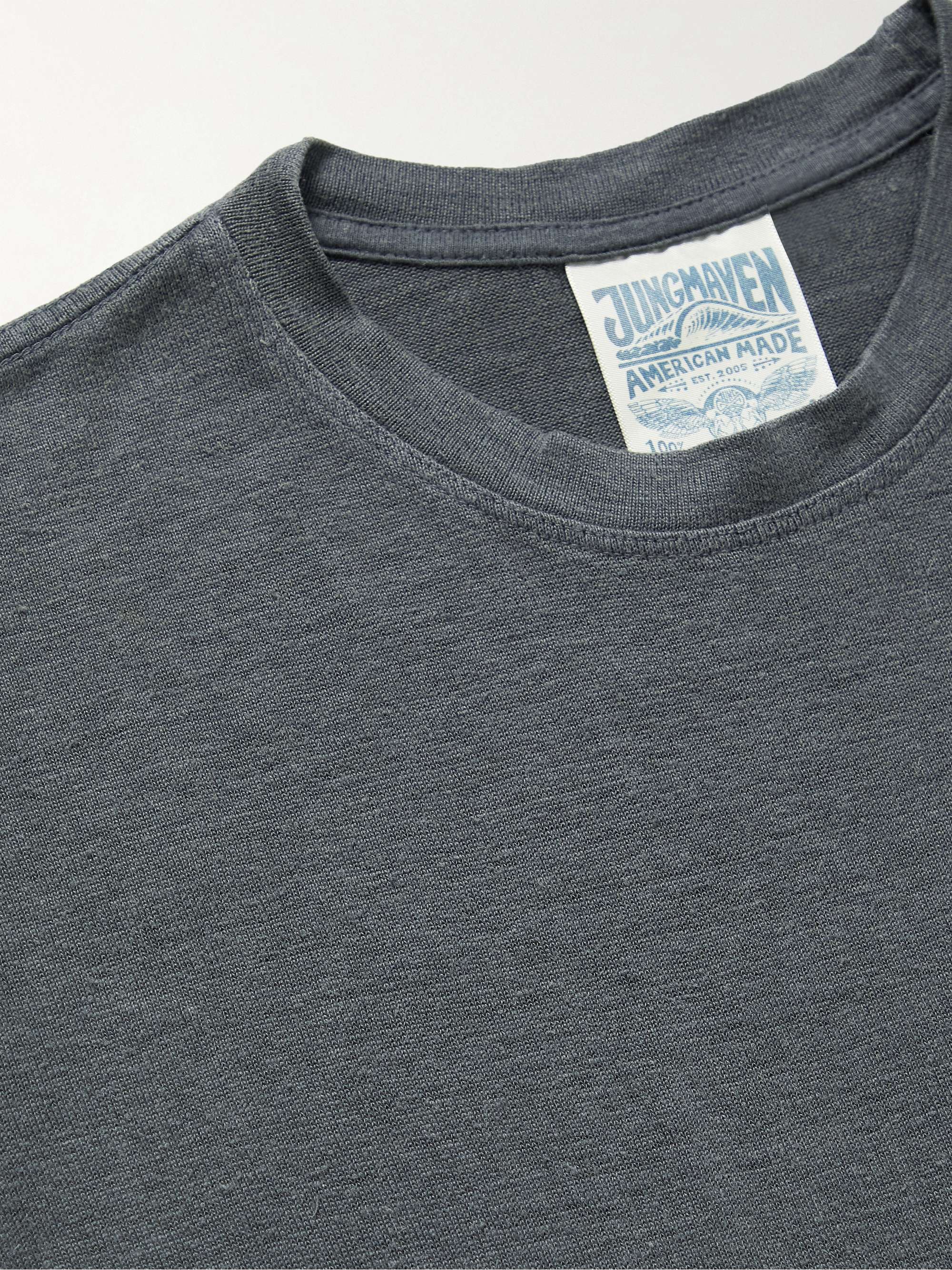 JUNGMAVEN Garment-Dyed Hemp-Jersey T-Shirt