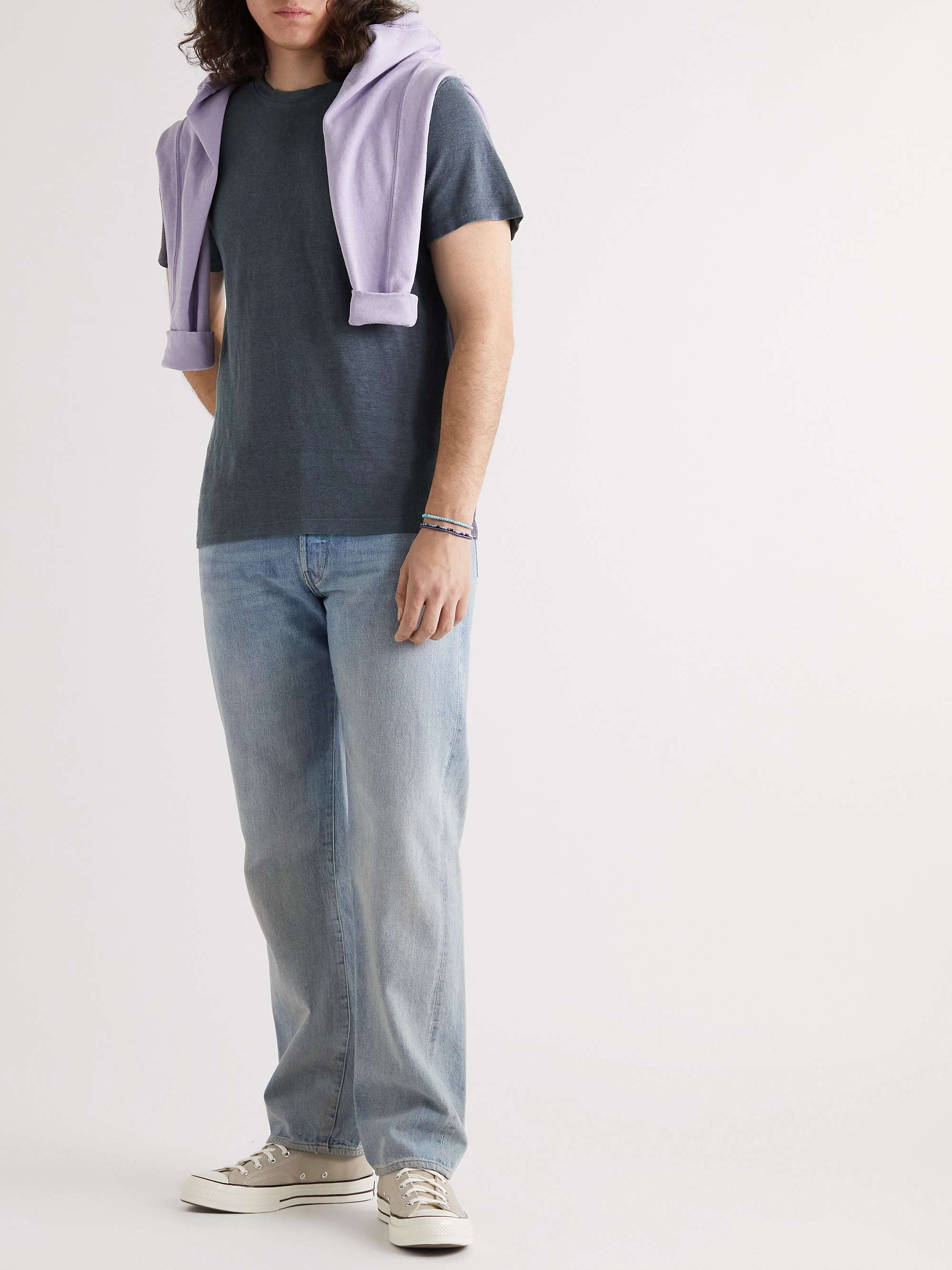 JUNGMAVEN Garment-Dyed Hemp-Jersey T-Shirt