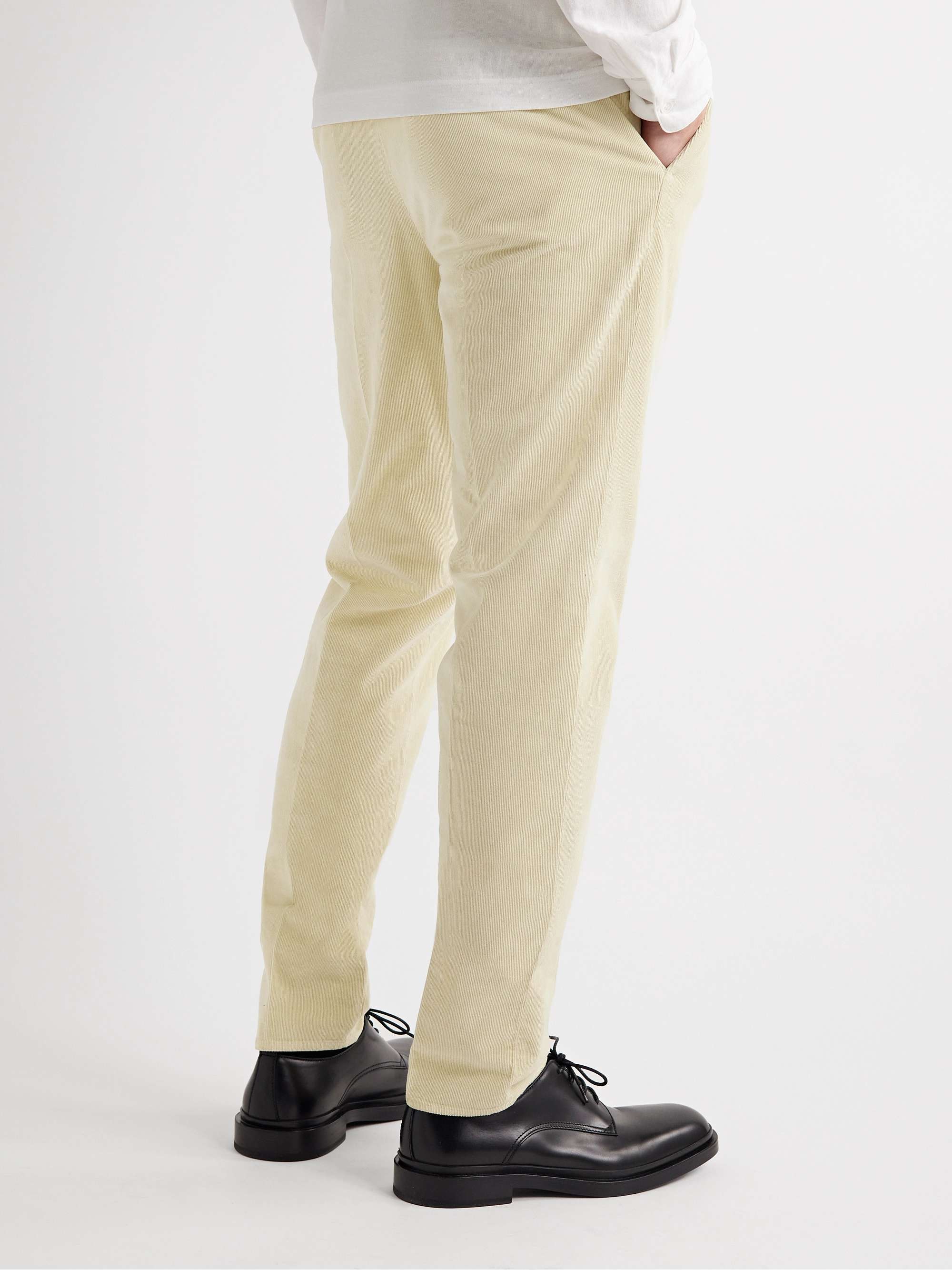 Venezia 1951 Straight-Leg Cotton-Blend Corduroy Trousers