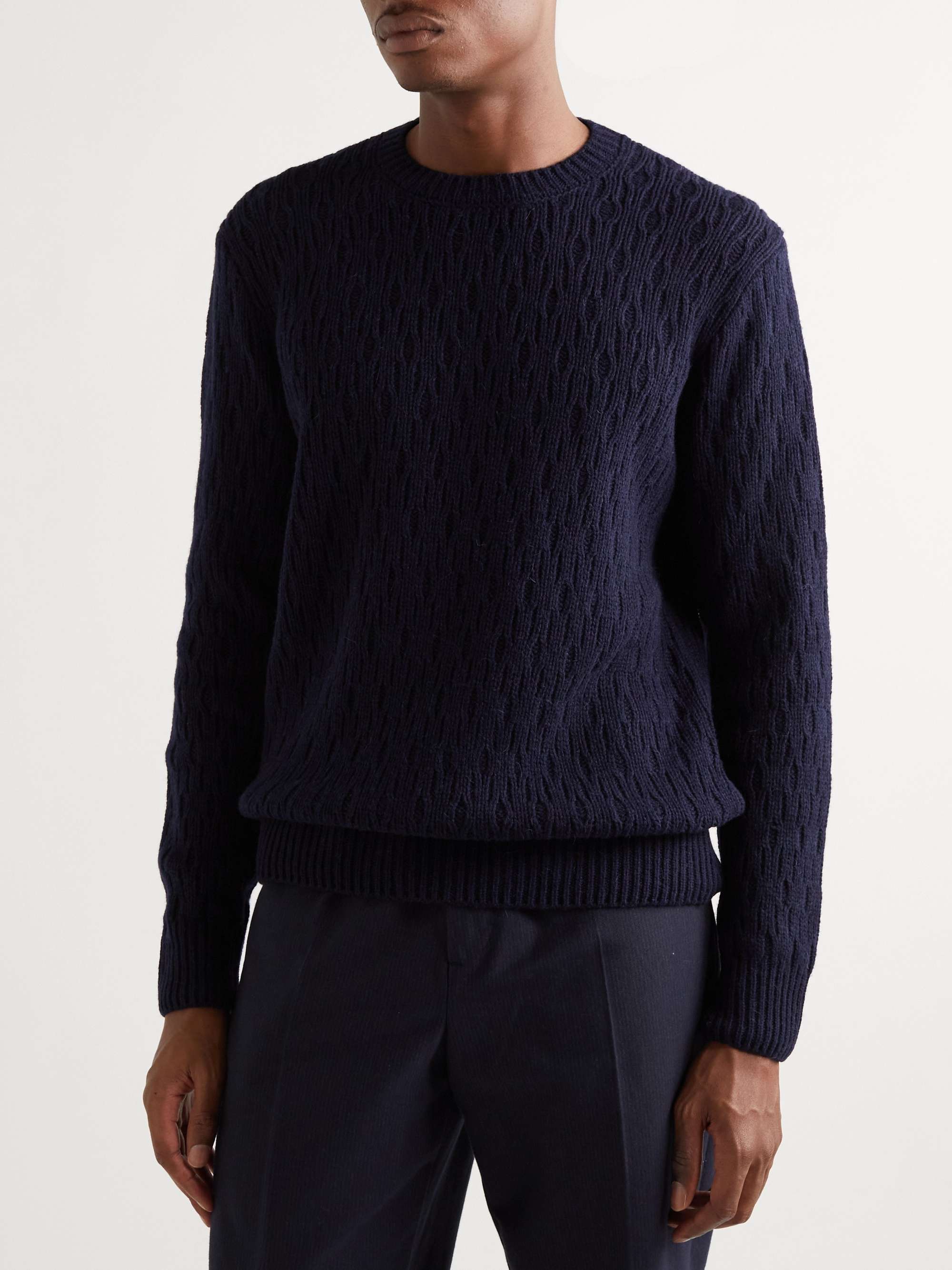 INCOTEX Alpaca and Virgin Wool-Blend Sweater for Men | MR PORTER
