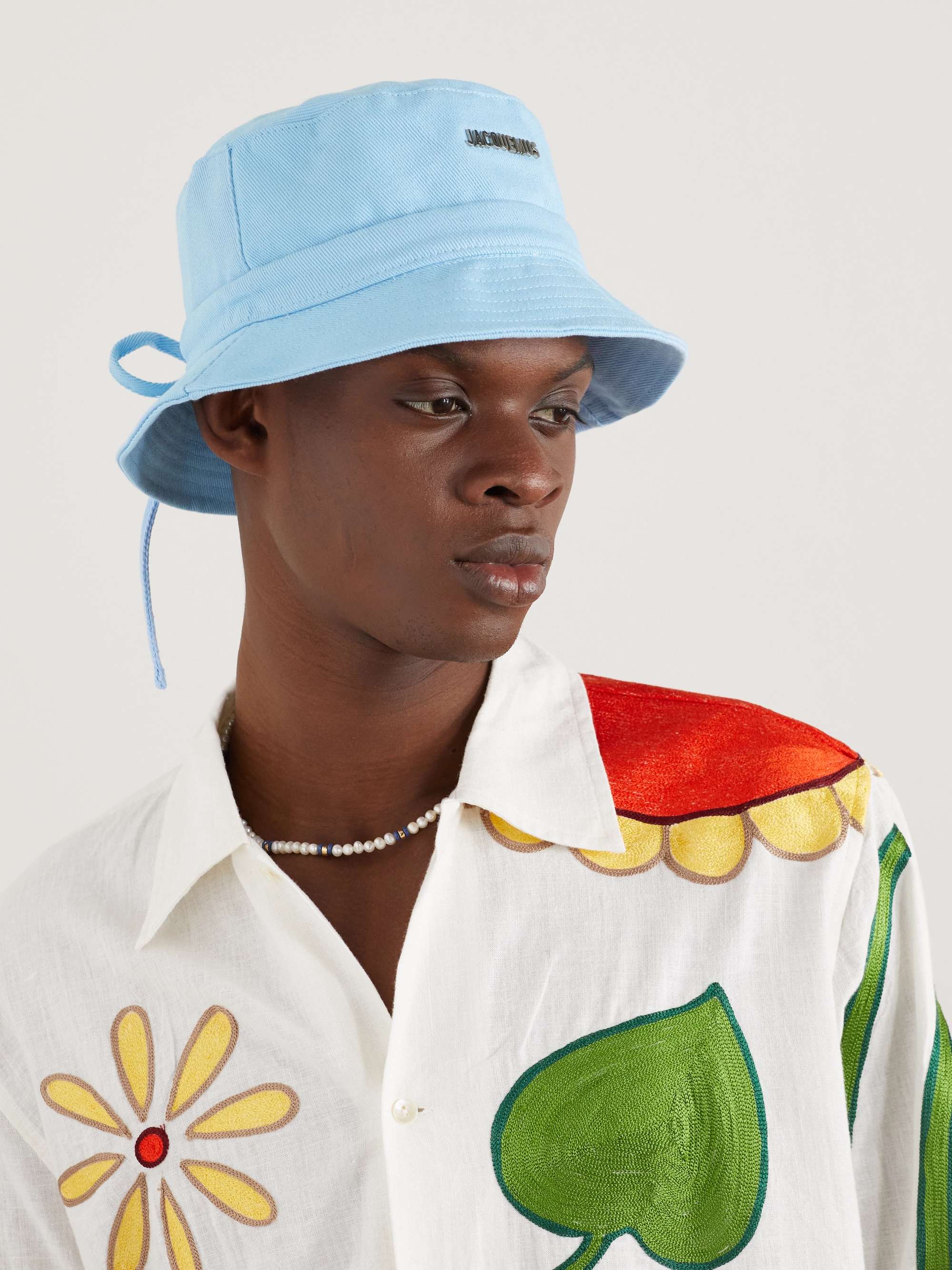 JACQUEMUS LogoAppliquéd CottonCanvas Bucket Hat for Men MR PORTER
