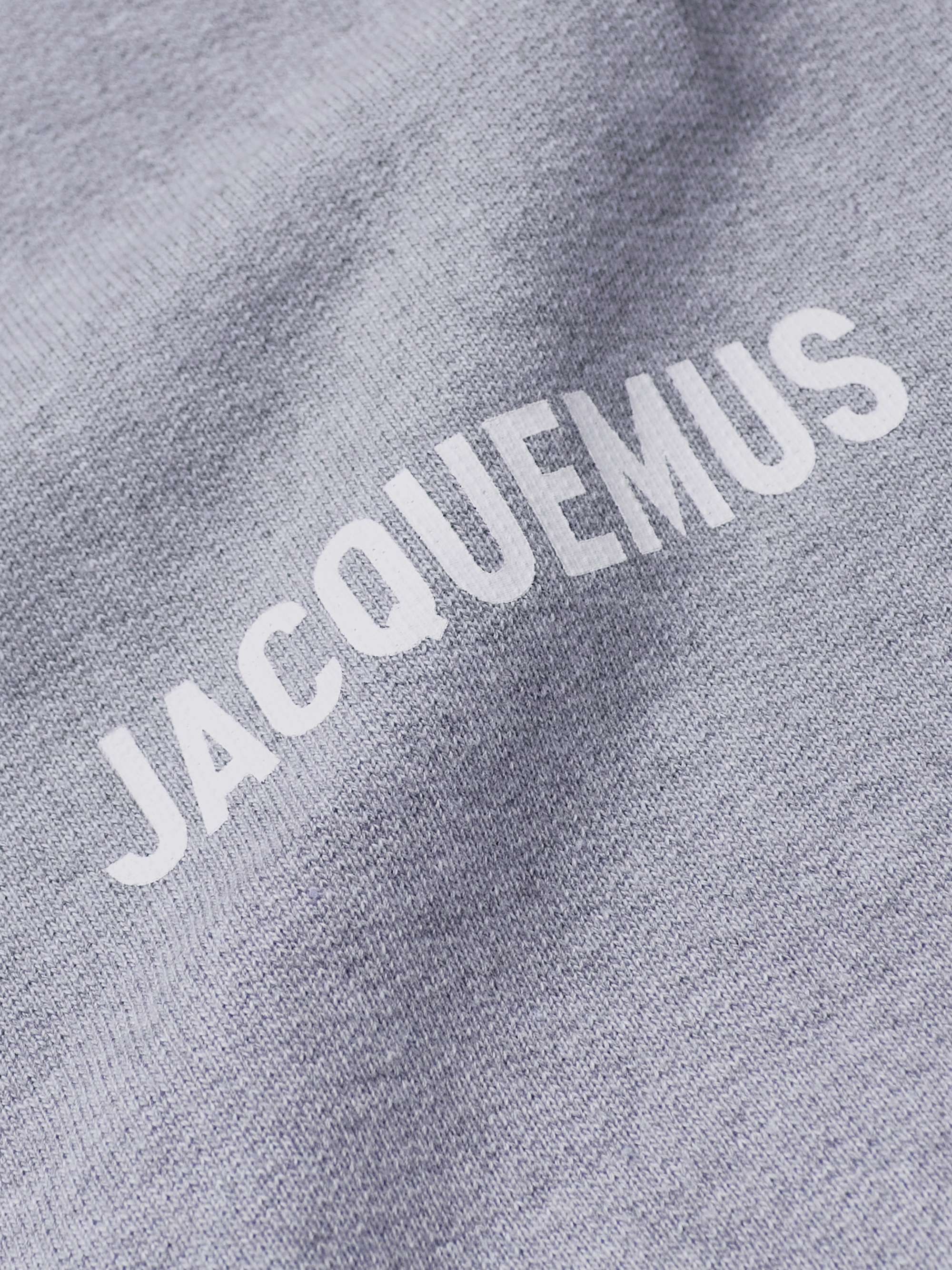JACQUEMUS Logo-Print Organic Cotton-Jersey Sweatshirt for Men | MR PORTER
