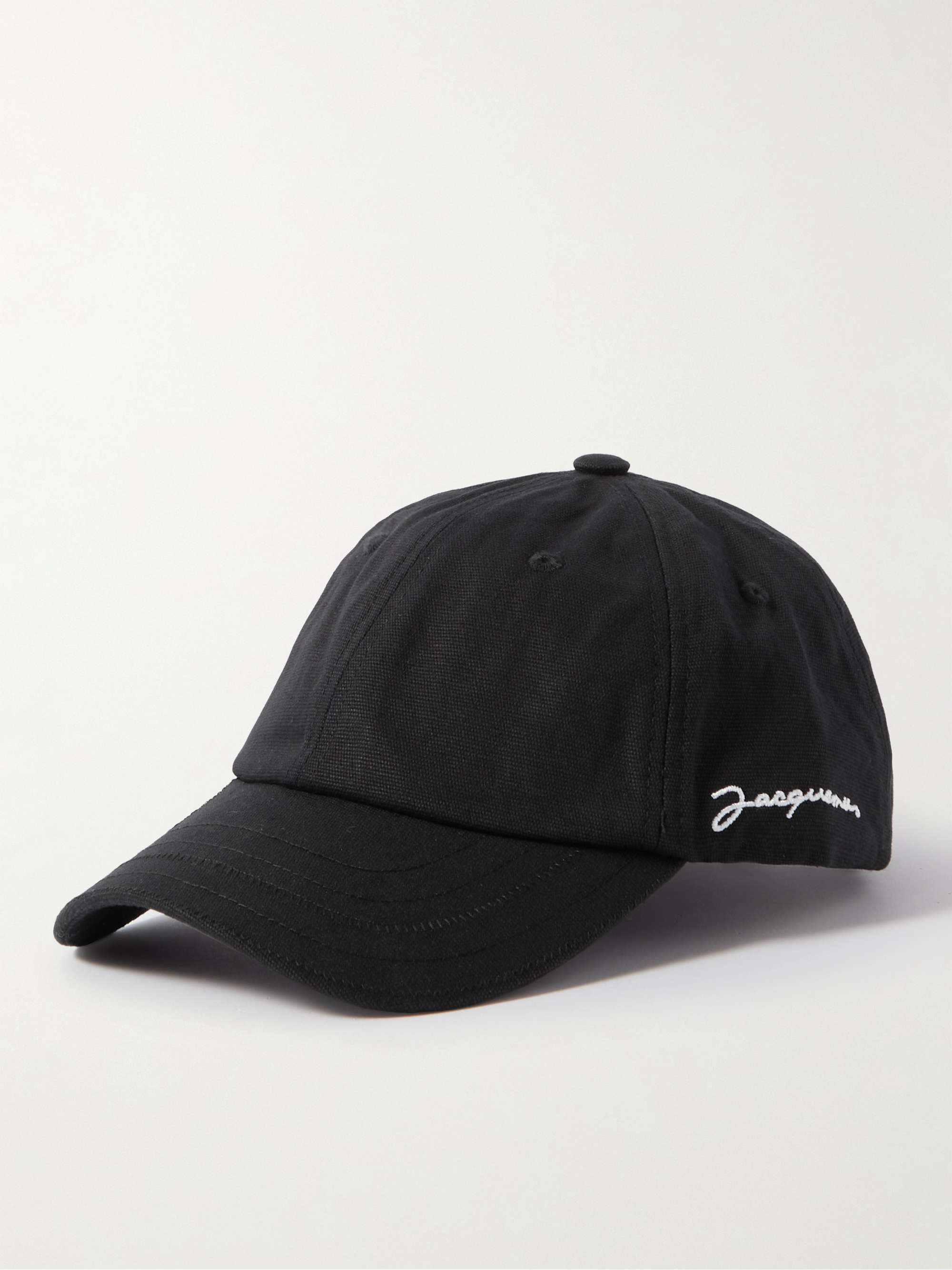 JACQUEMUS Logo-Embroidered Cotton-Canvas Baseball Cap for Men | MR PORTER