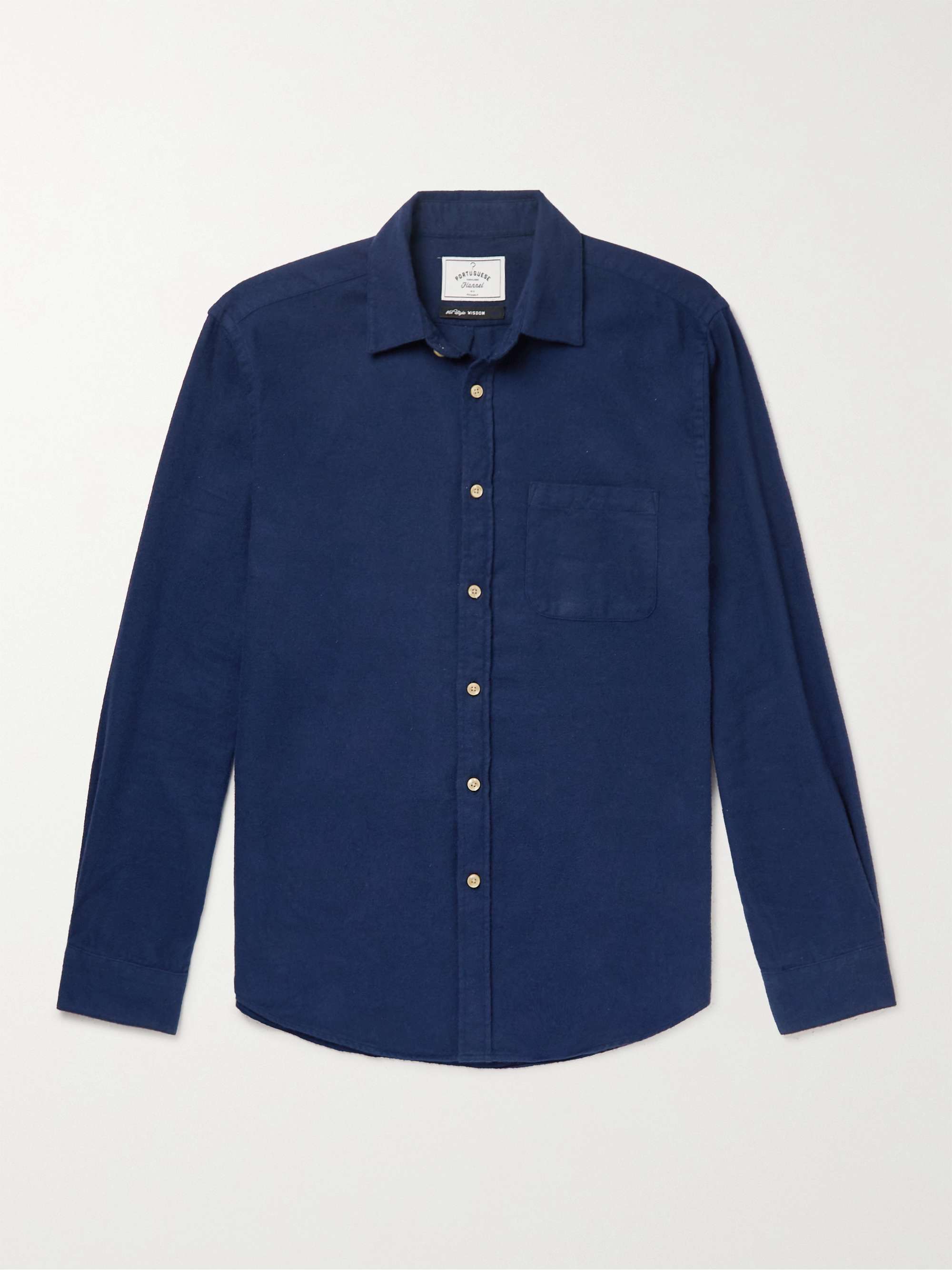 PORTUGUESE FLANNEL Teca Cotton-Flannel Shirt