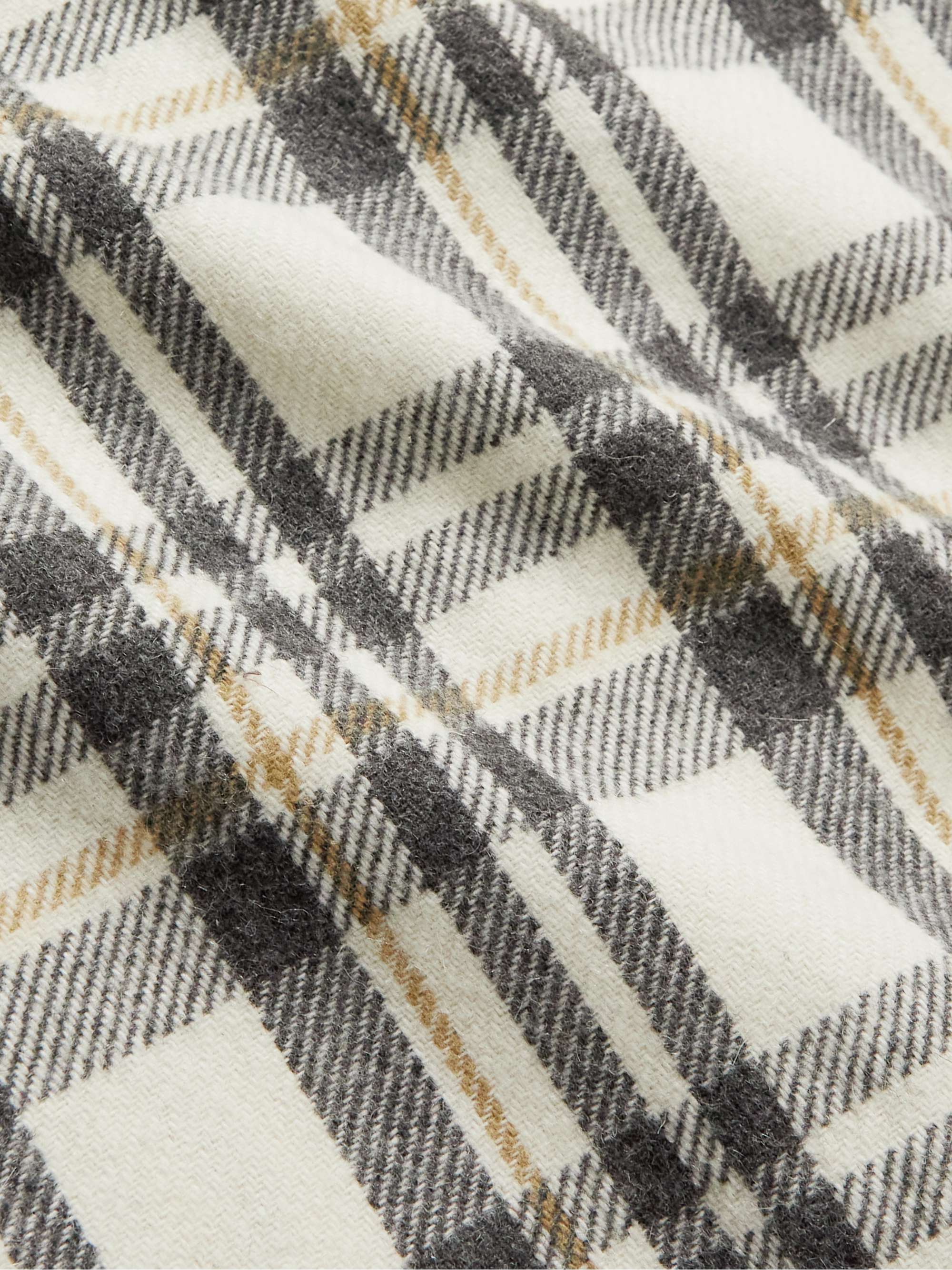SÉFR Marcel Checked Recycled-Flannel Shirt