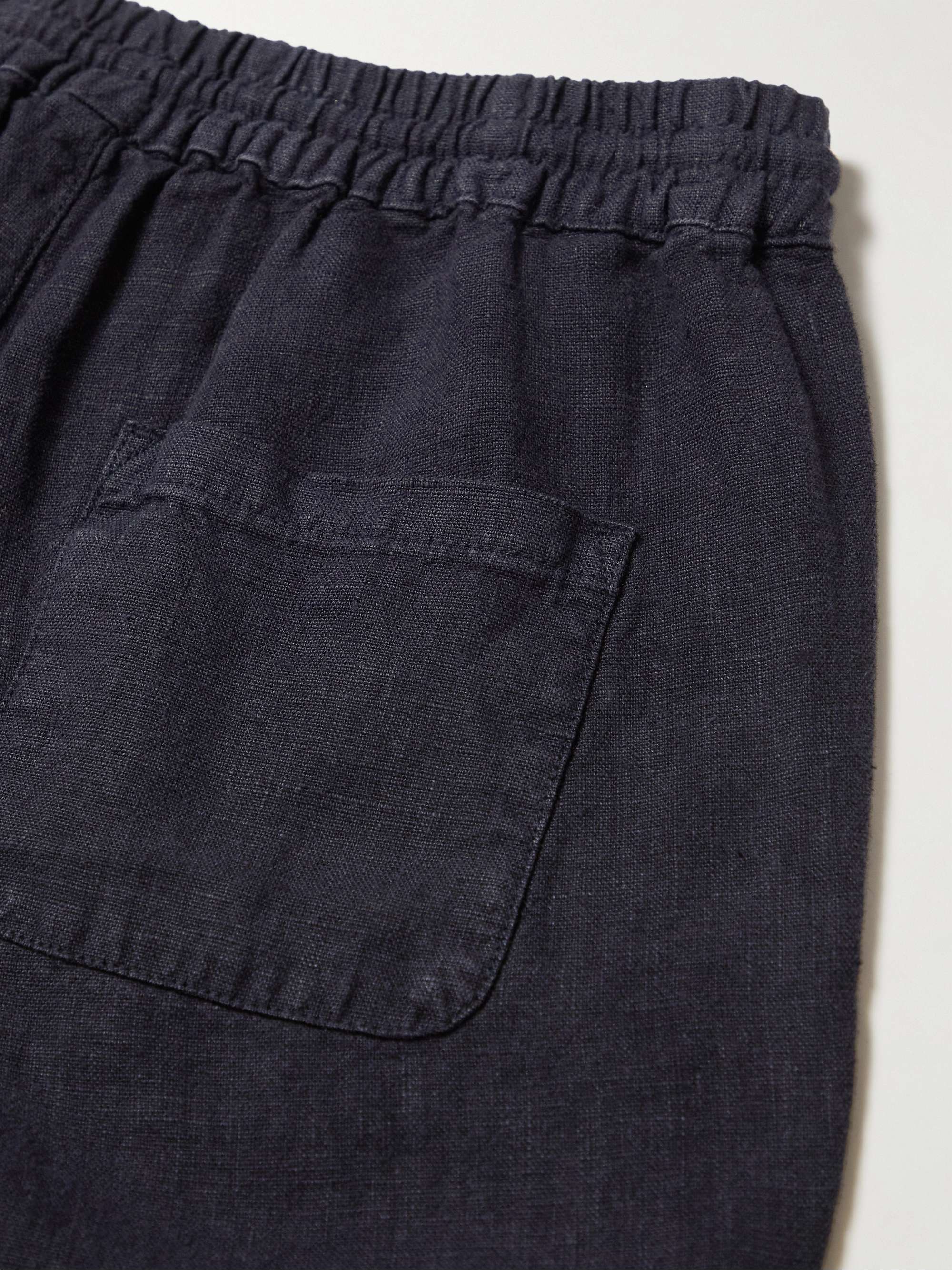 LA PAZ Lemos Tapered Linen Drawstring Trousers