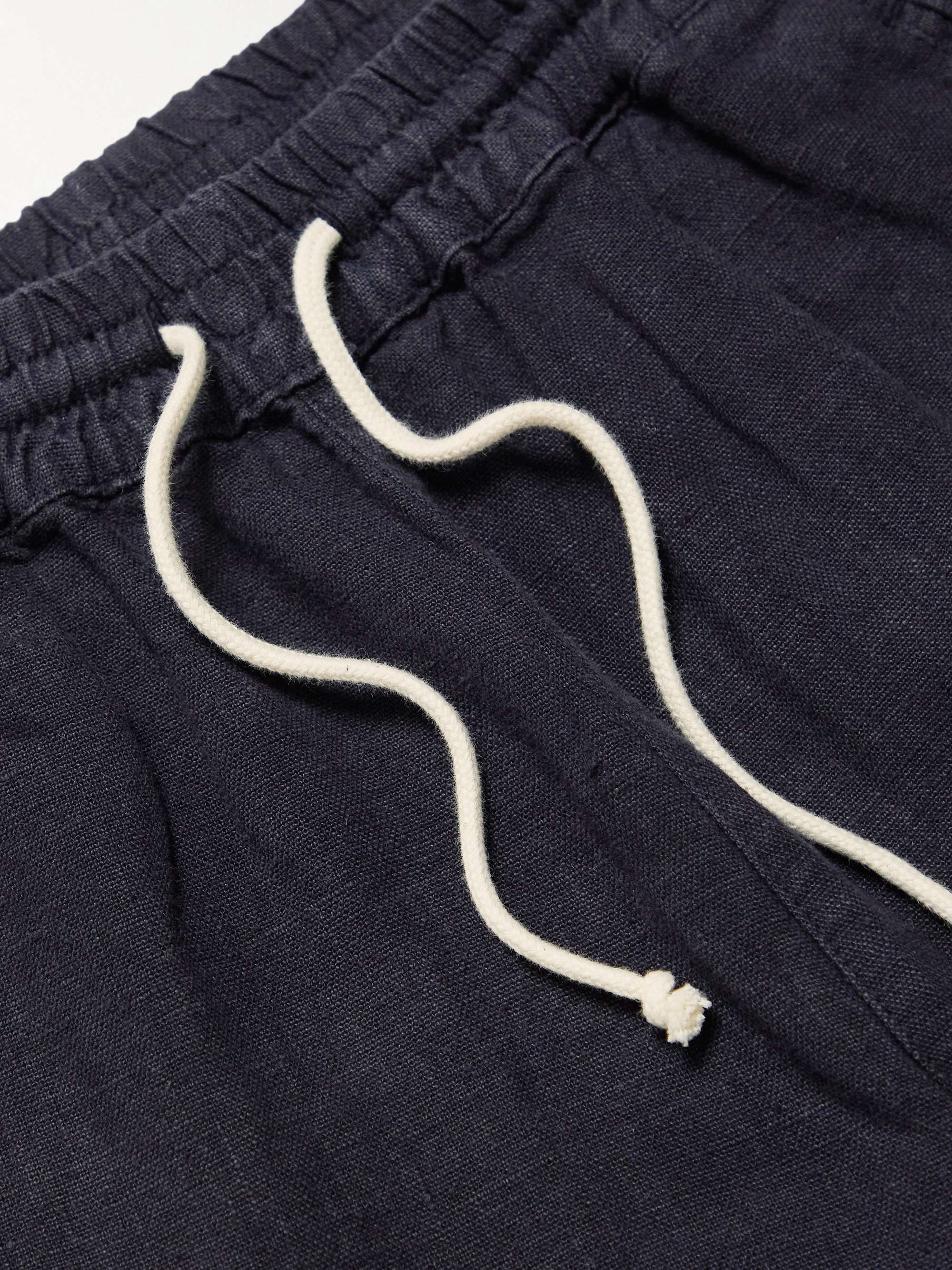 LA PAZ Lemos Tapered Linen Drawstring Trousers