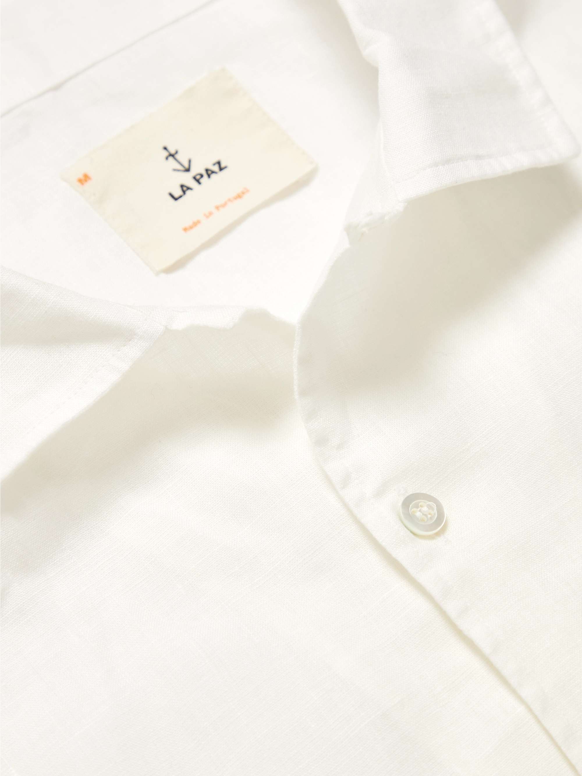 LA PAZ Silveira Convertible-Collar Linen Shirt