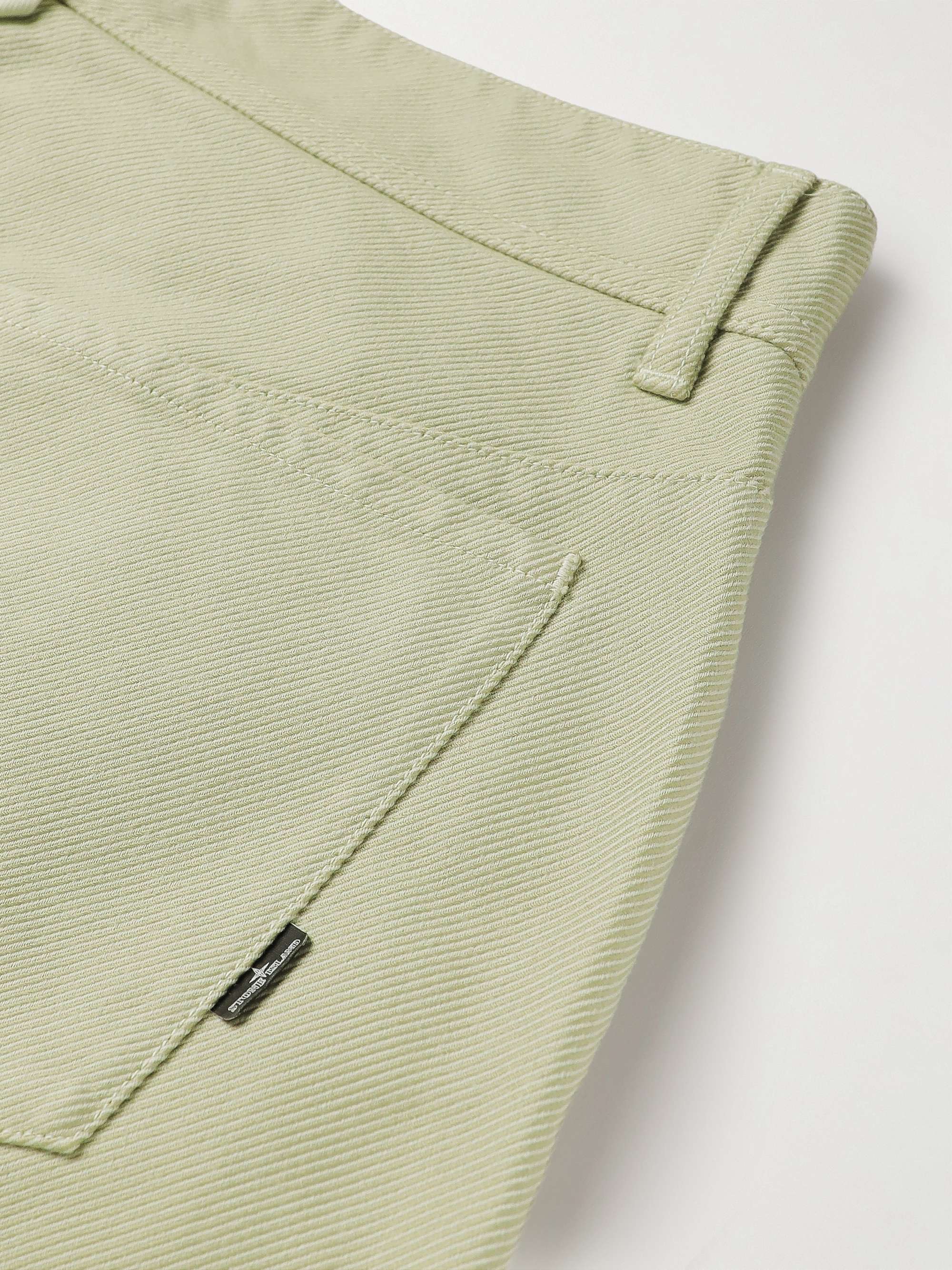 STONE ISLAND SHADOW PROJECT Garment-Dyed Straight-Leg Padded Shell Trousers