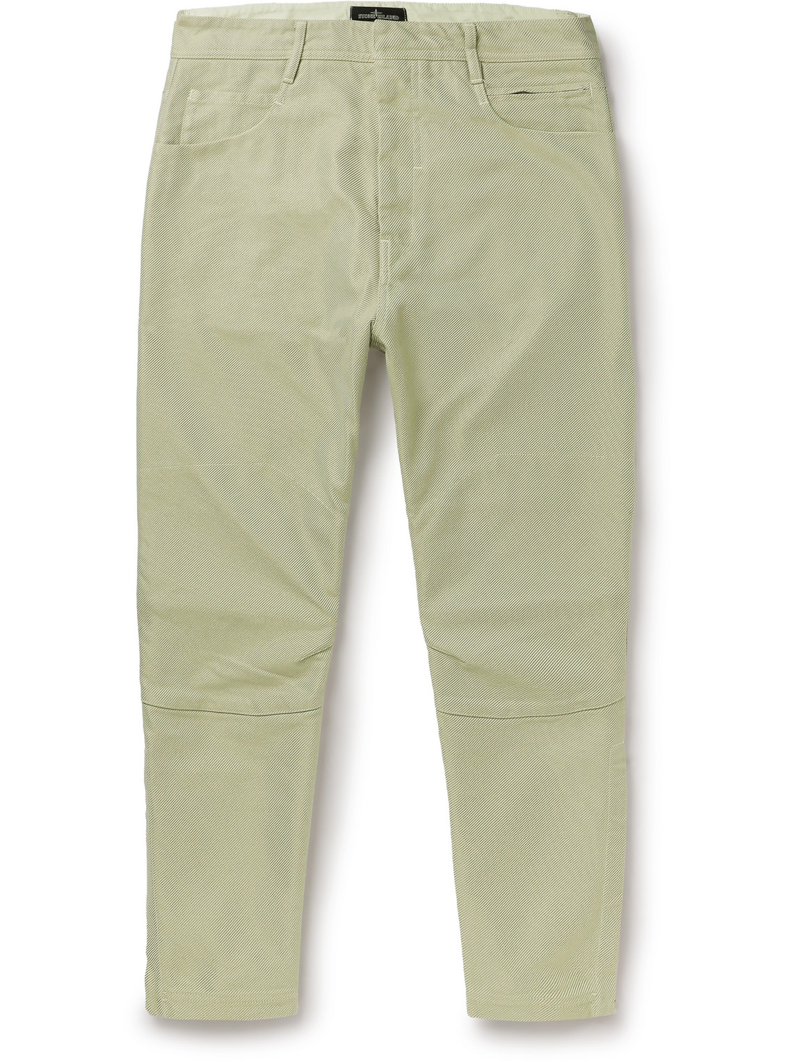 Garment-Dyed Straight-Leg Padded Shell Trousers