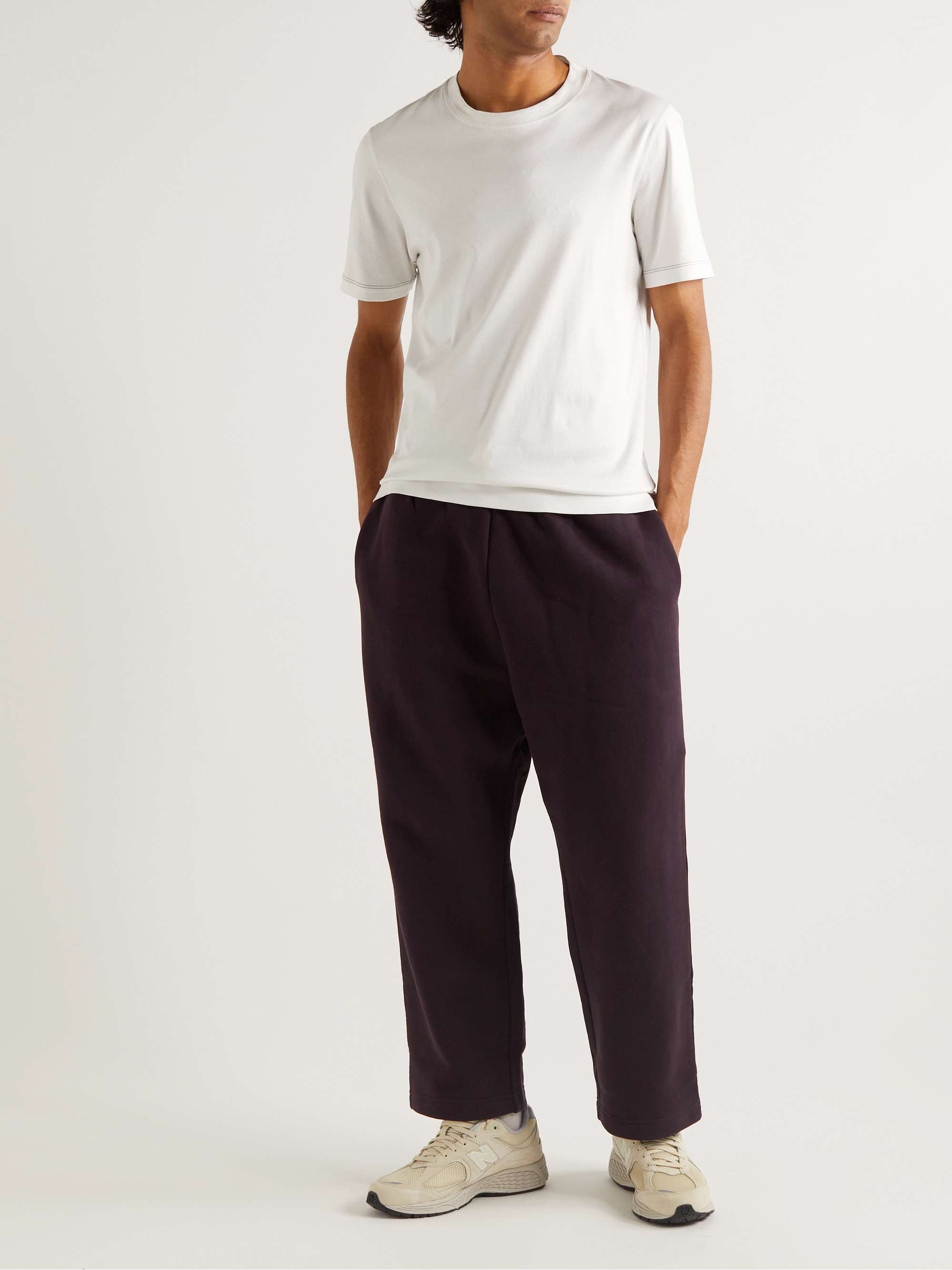 Chapel Tapered Fleece-Back Cotton-Jersey Sweatpants