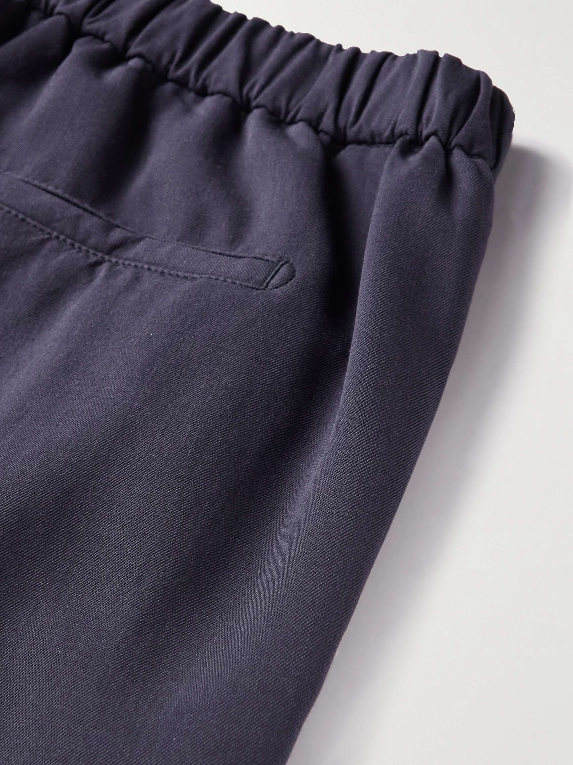 BOGLIOLI Tapered Virgin Wool-Twill Trousers