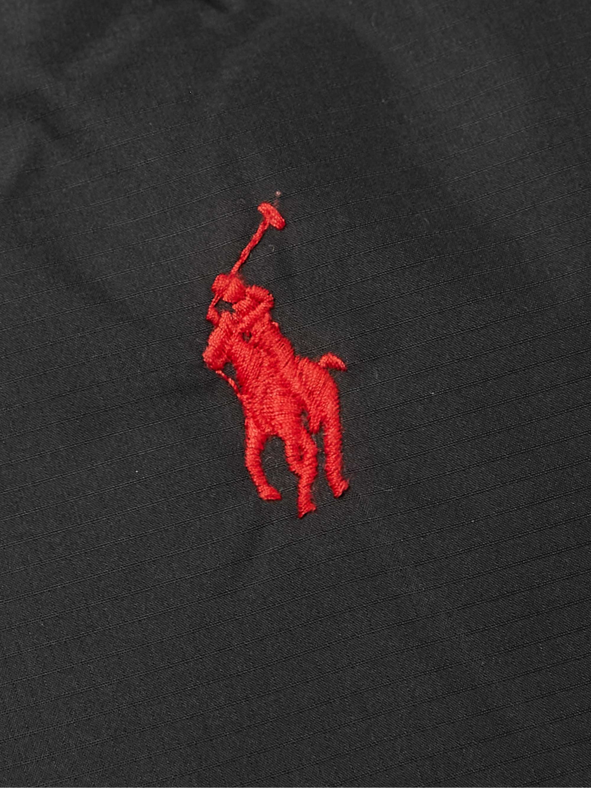 POLO RALPH LAUREN Logo-Embroidered Quilted Recycled-Shell Hooded Down Jacket
