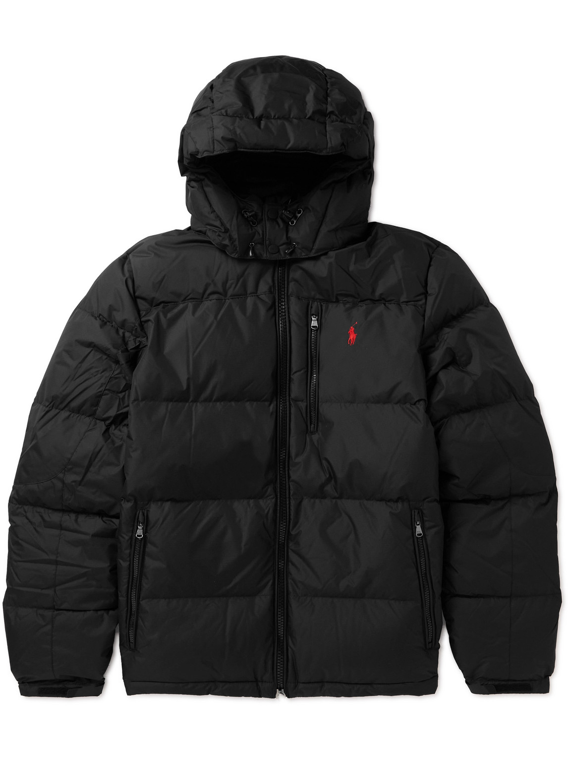 Polo Ralph Lauren - Logo-Embroidered Quilted Recycled-Shell Hooded Down Jacket  - Men - Black - XXL for Men