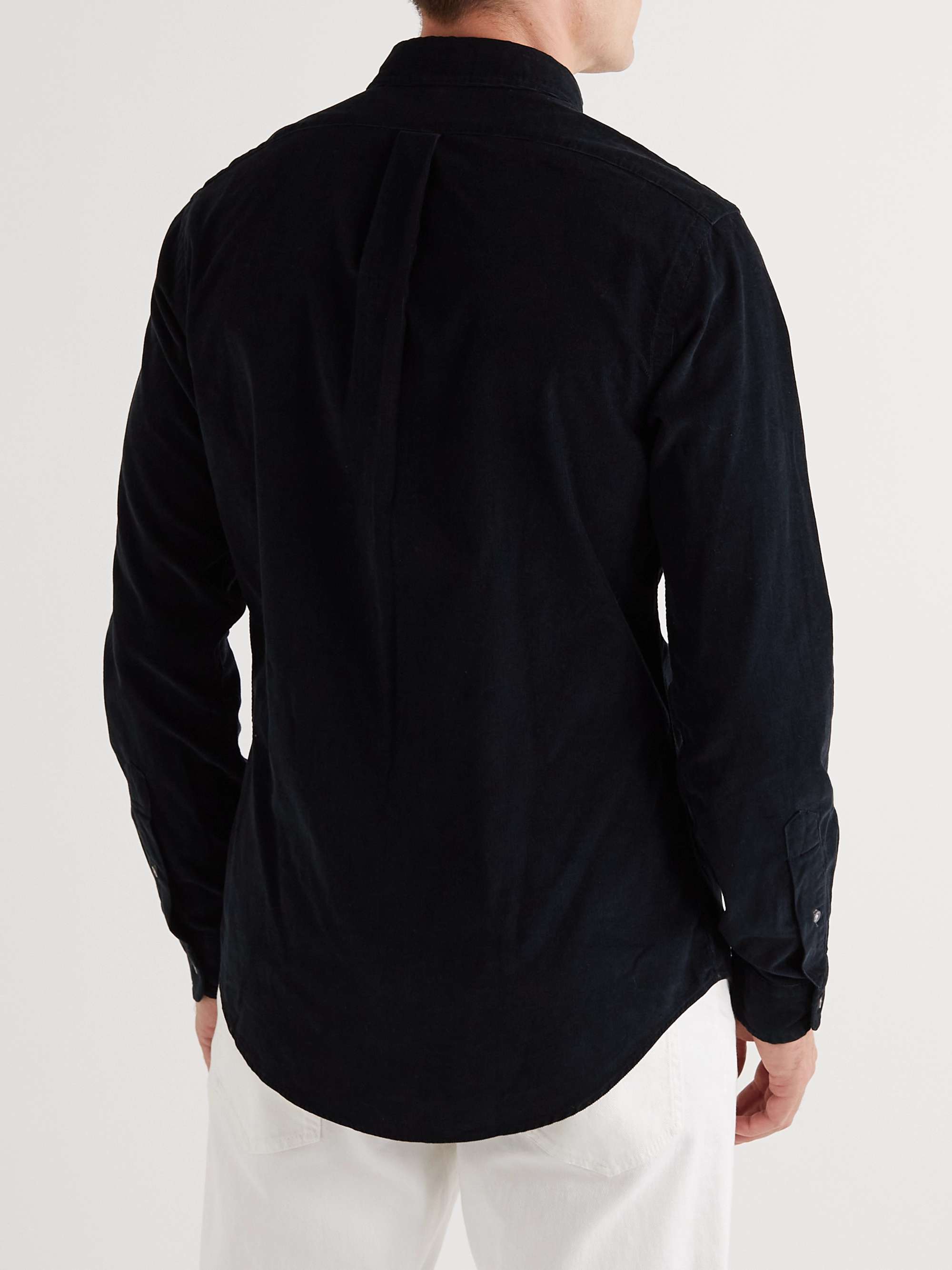 POLO RALPH LAUREN Slim-Fit Button-Down Collar Cotton-Corduroy Shirt