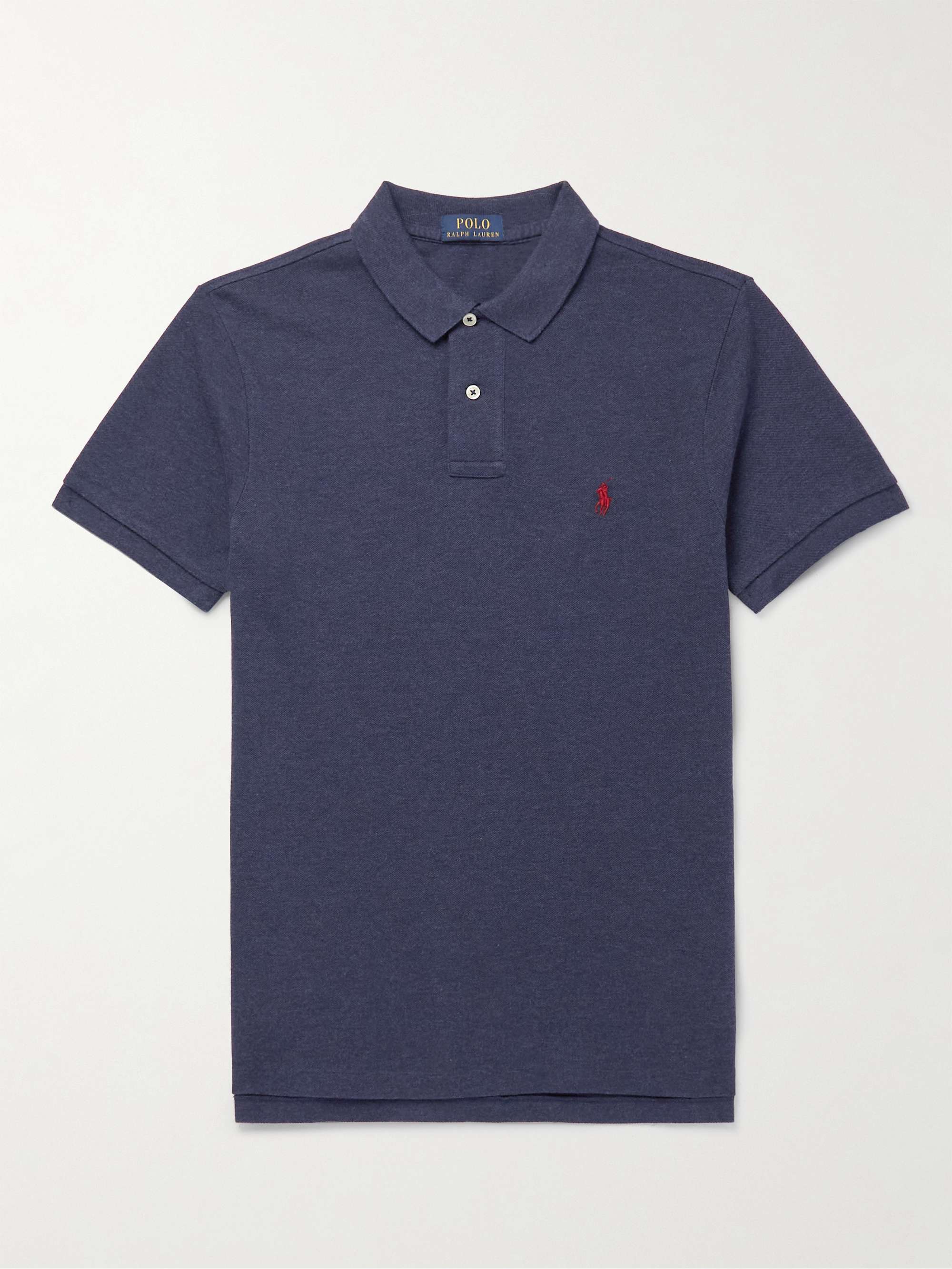 POLO RALPH LAUREN Logo-Embroidered Cotton-Piqué Polo Shirt for Men | MR ...