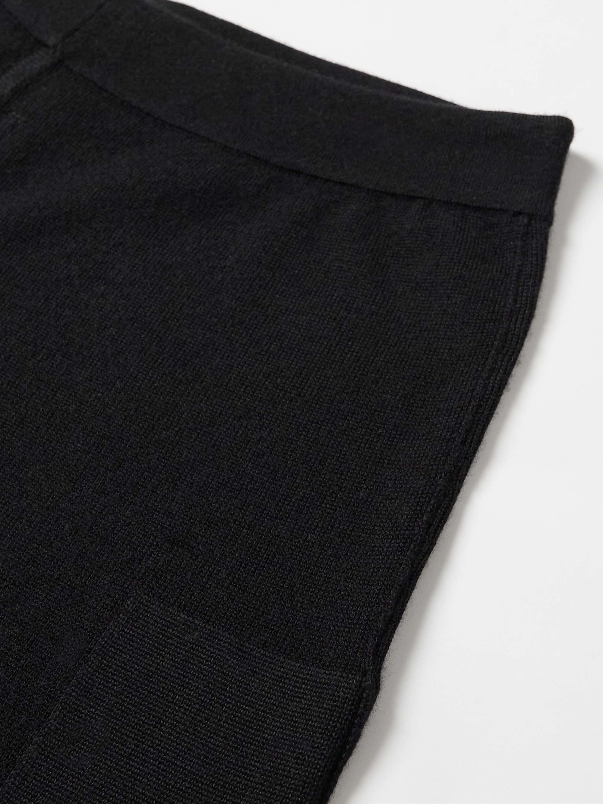 RICK OWENS Cashmere-Blend Drawstring Shorts