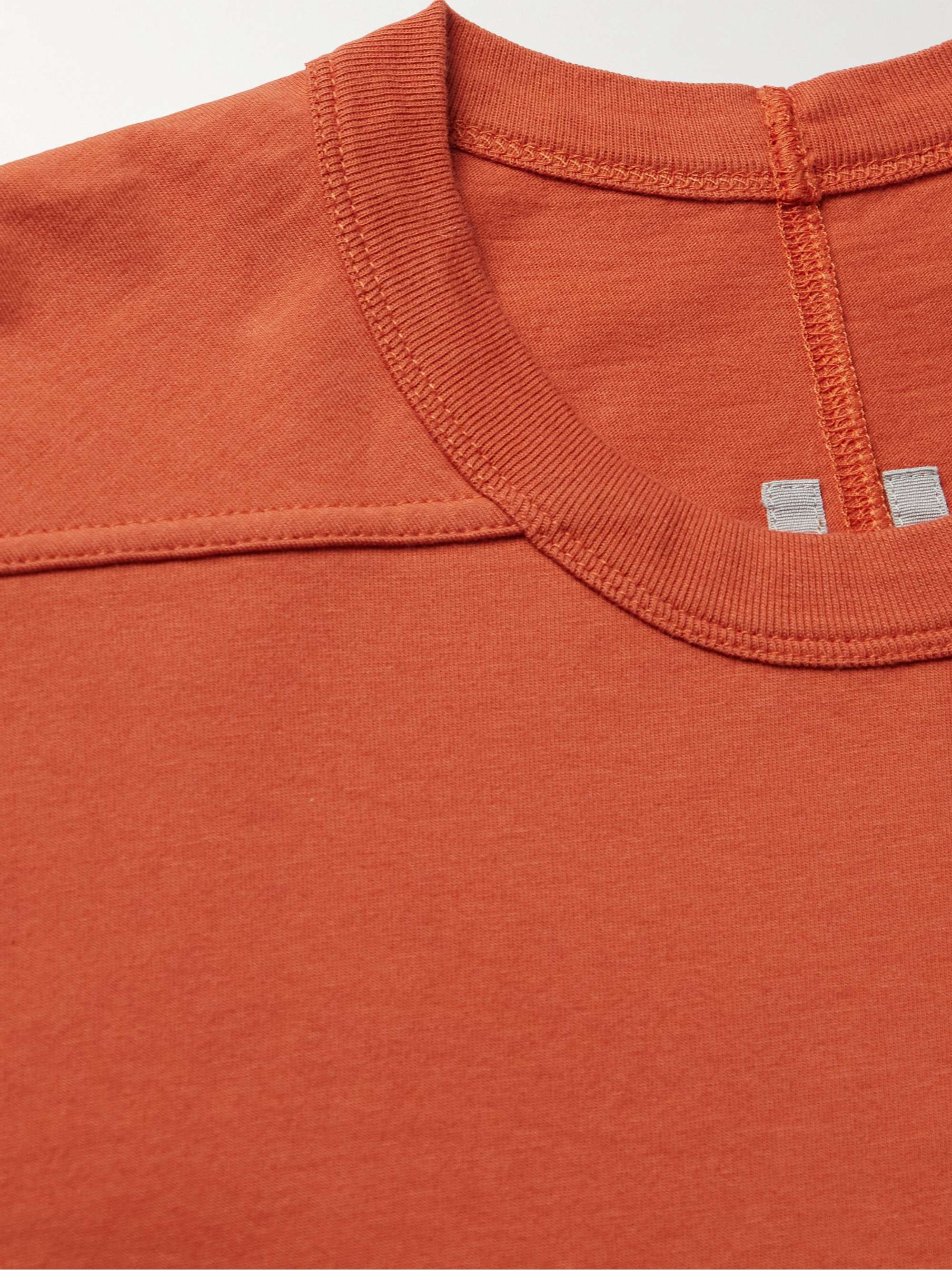 RICK OWENS Level Cotton-Jersey T-Shirt