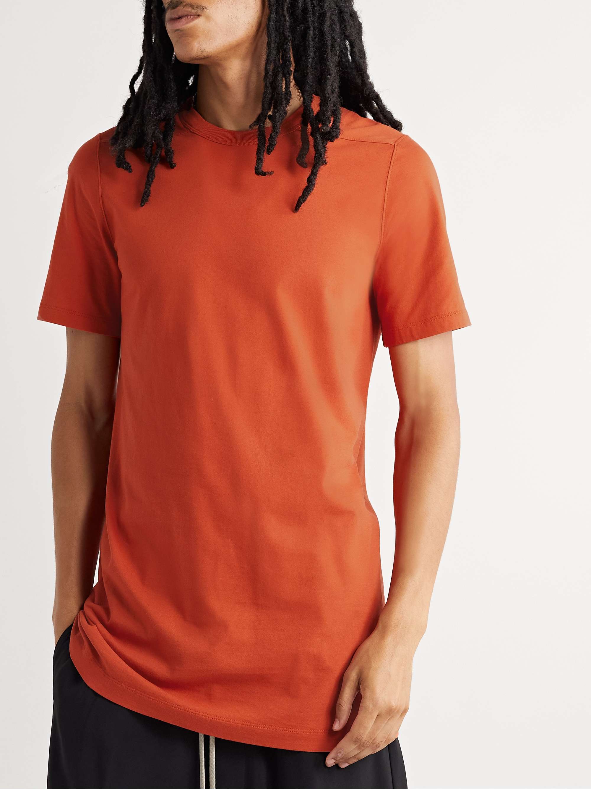 RICK OWENS Level Cotton-Jersey T-Shirt