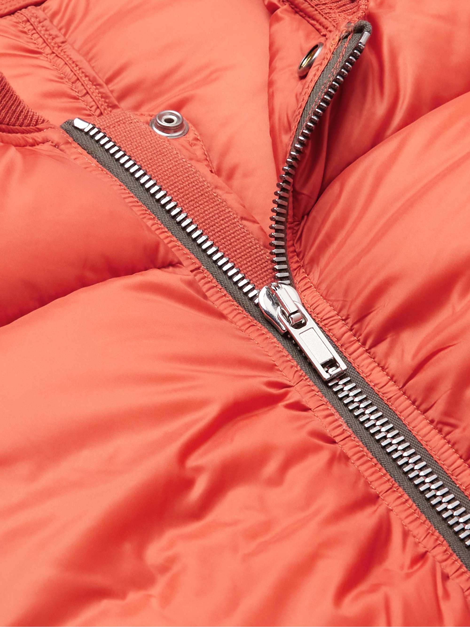 RICK OWENS Quilted Shell Down Jacket