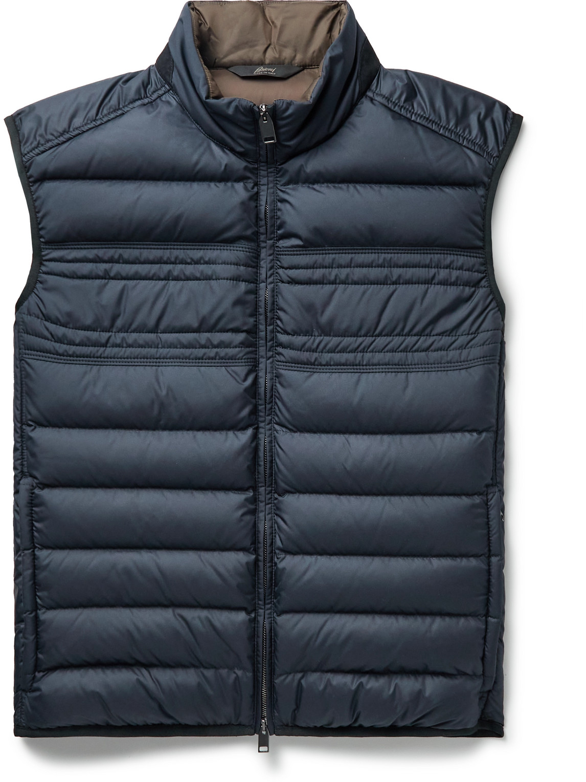 BRIONI REVERSIBLE QUILTED DOWN GILET