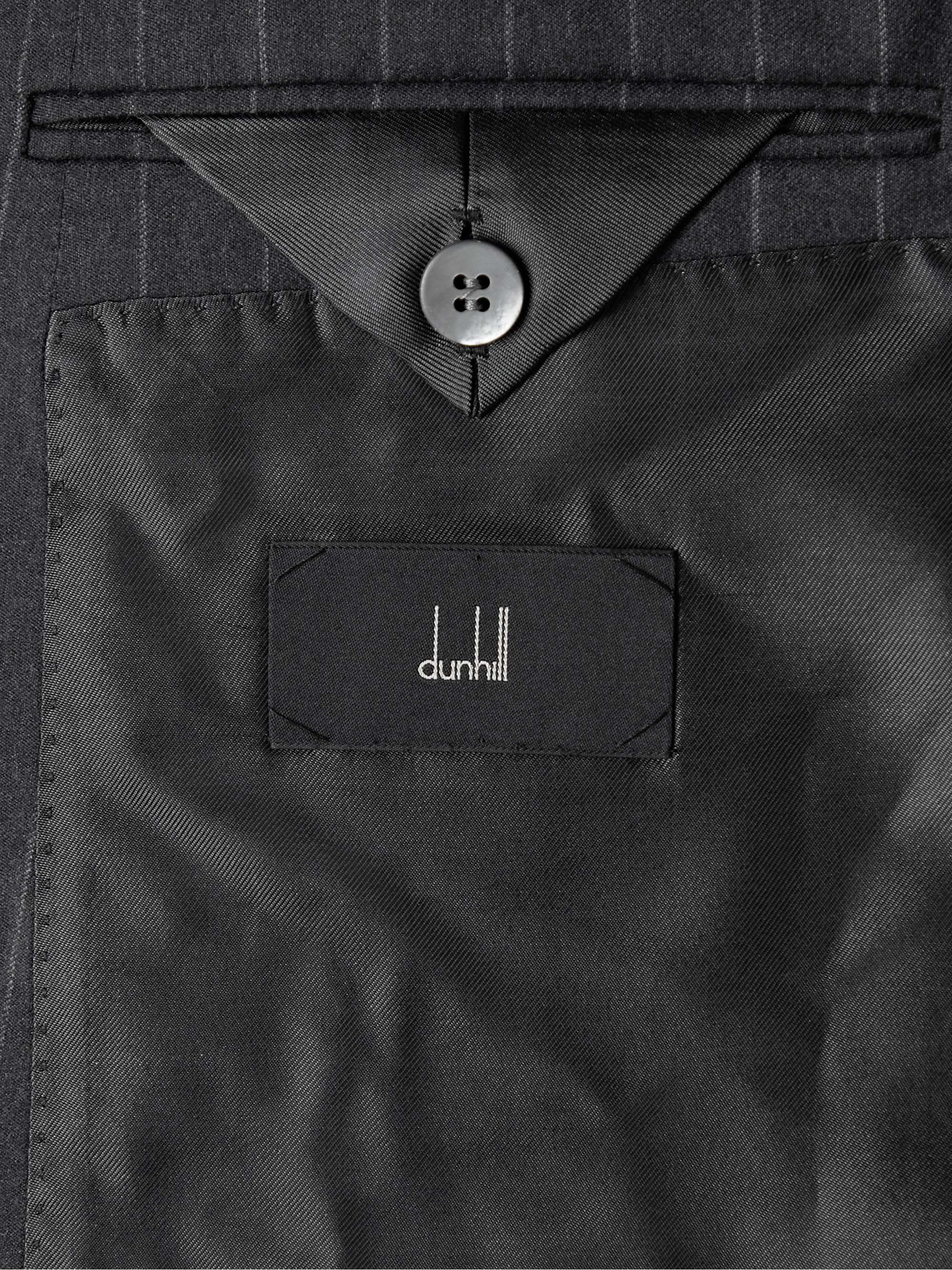 DUNHILL Mayfair Slim-Fit Pinstriped Wool Blazer
