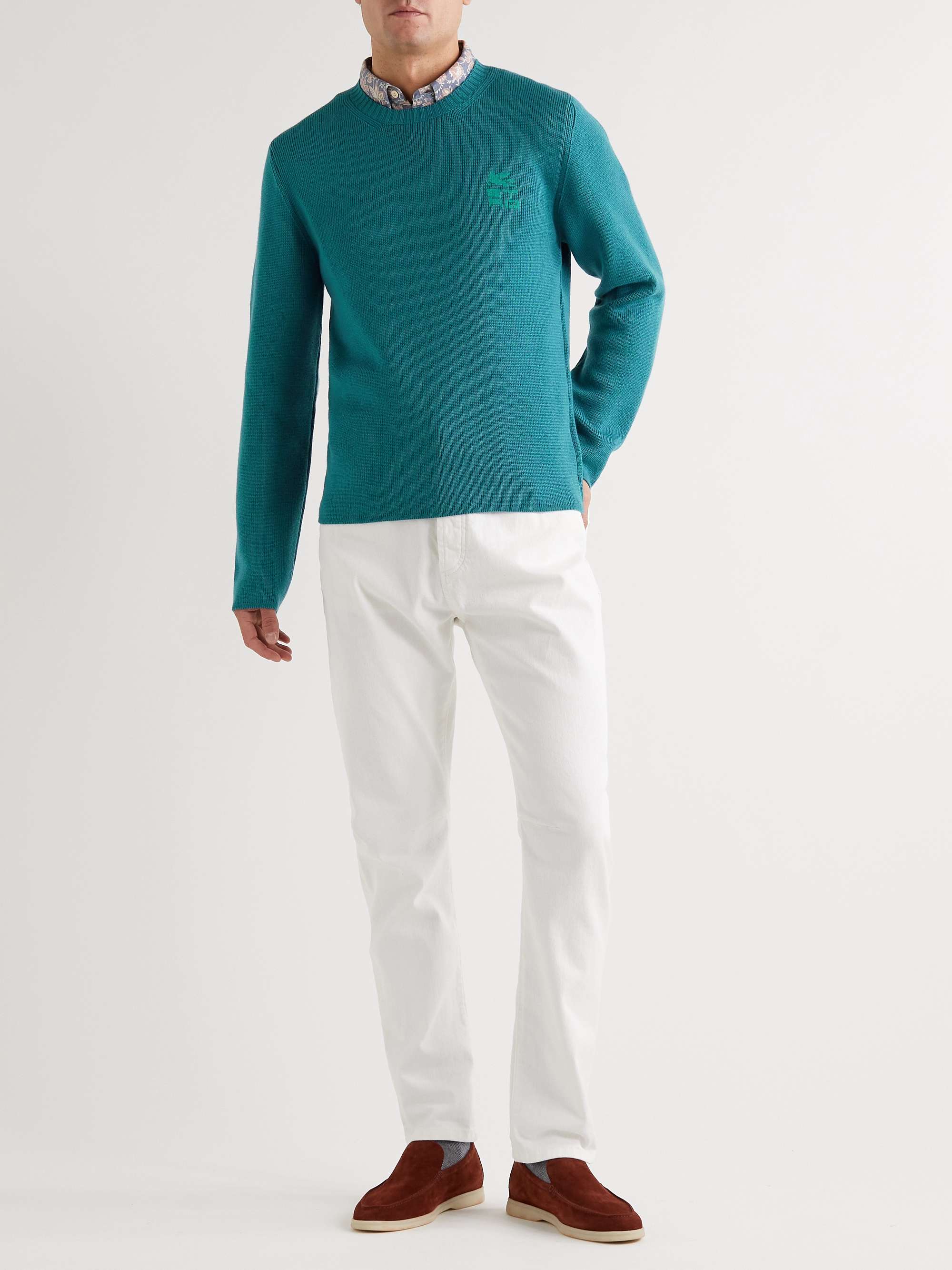 Turquoise sweater mens sale