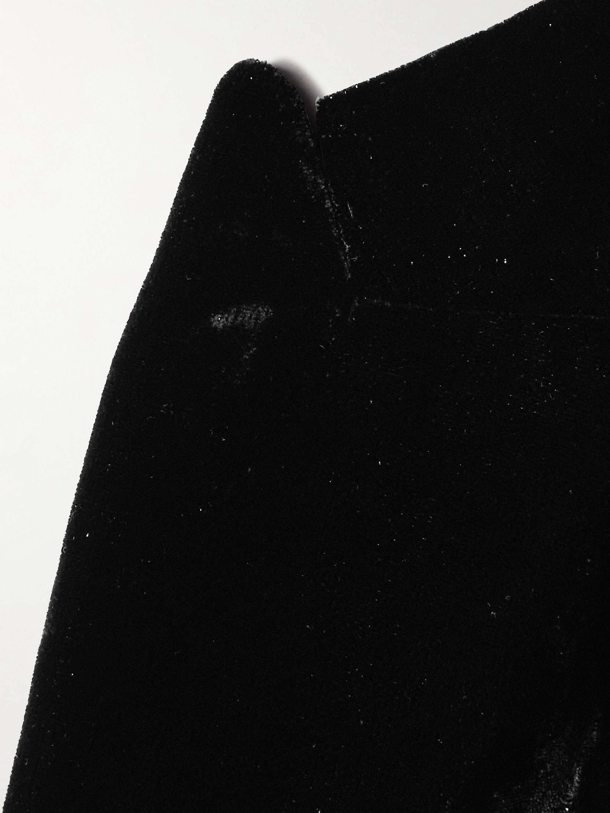 GIORGIO ARMANI Double-Breasted Velvet Tuxedo Jacket