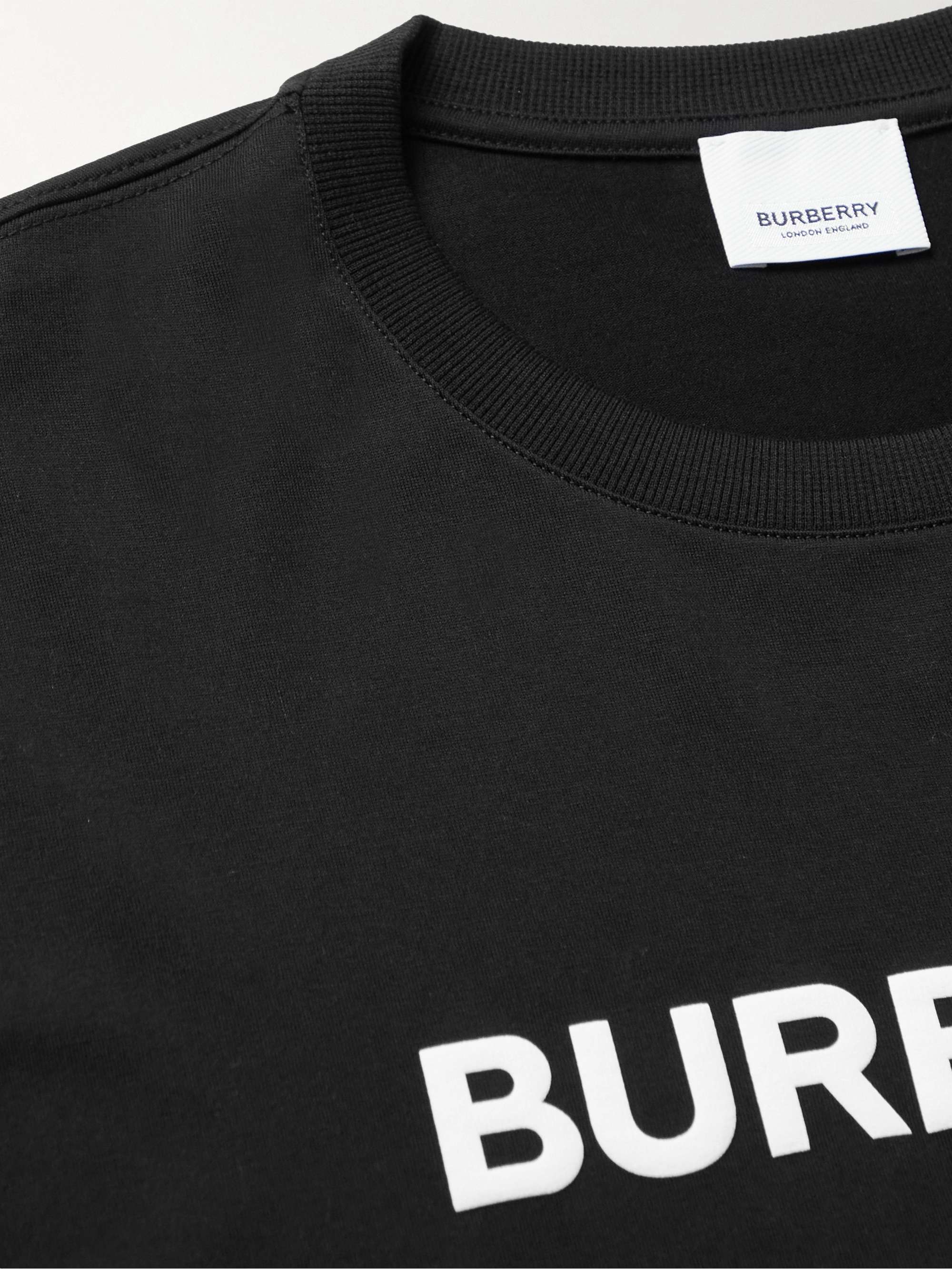 BURBERRY Oversized Logo-Print Cotton-Jersey T-Shirt