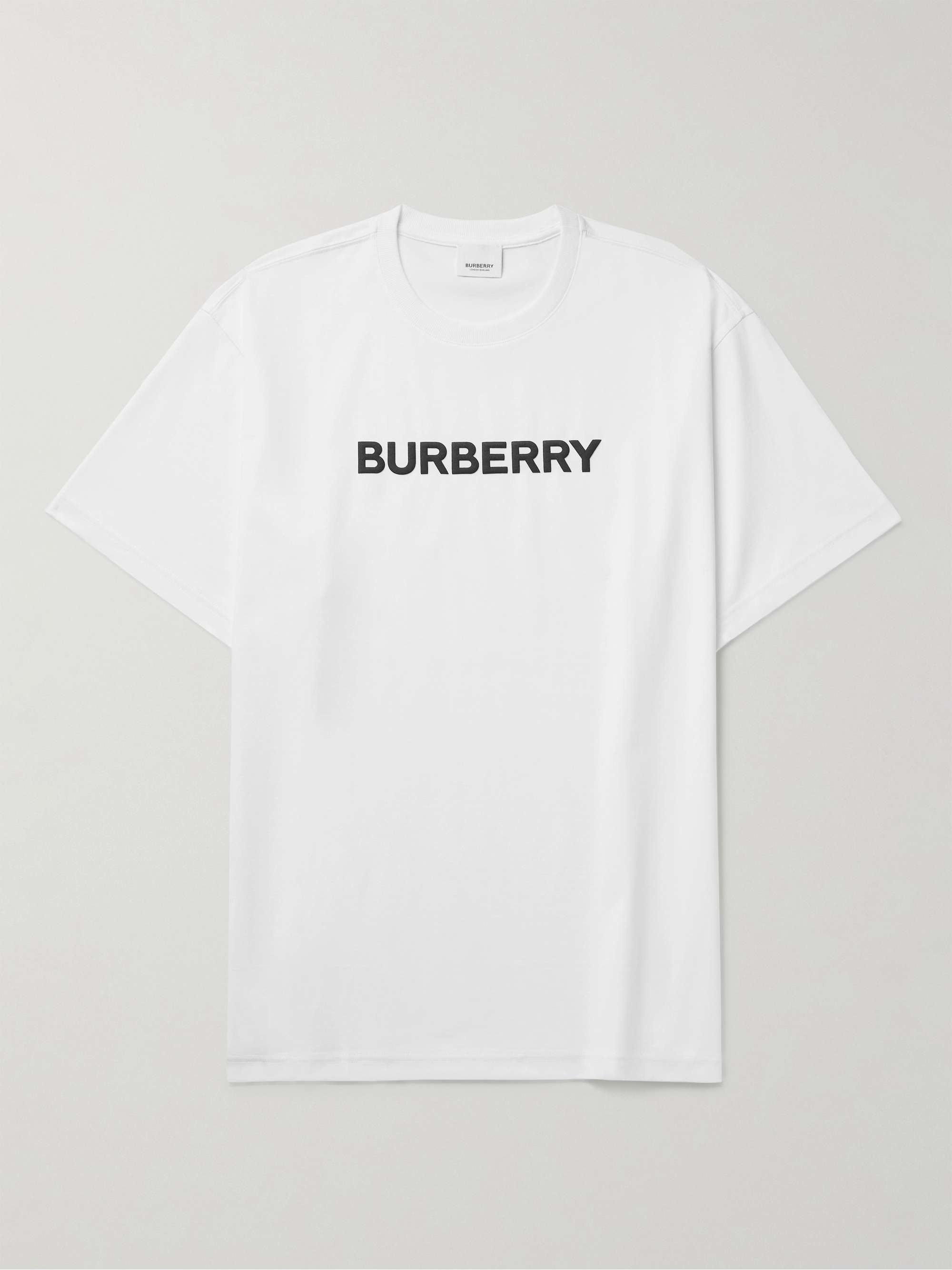 Logo Print Cotton Jersey T Shirt