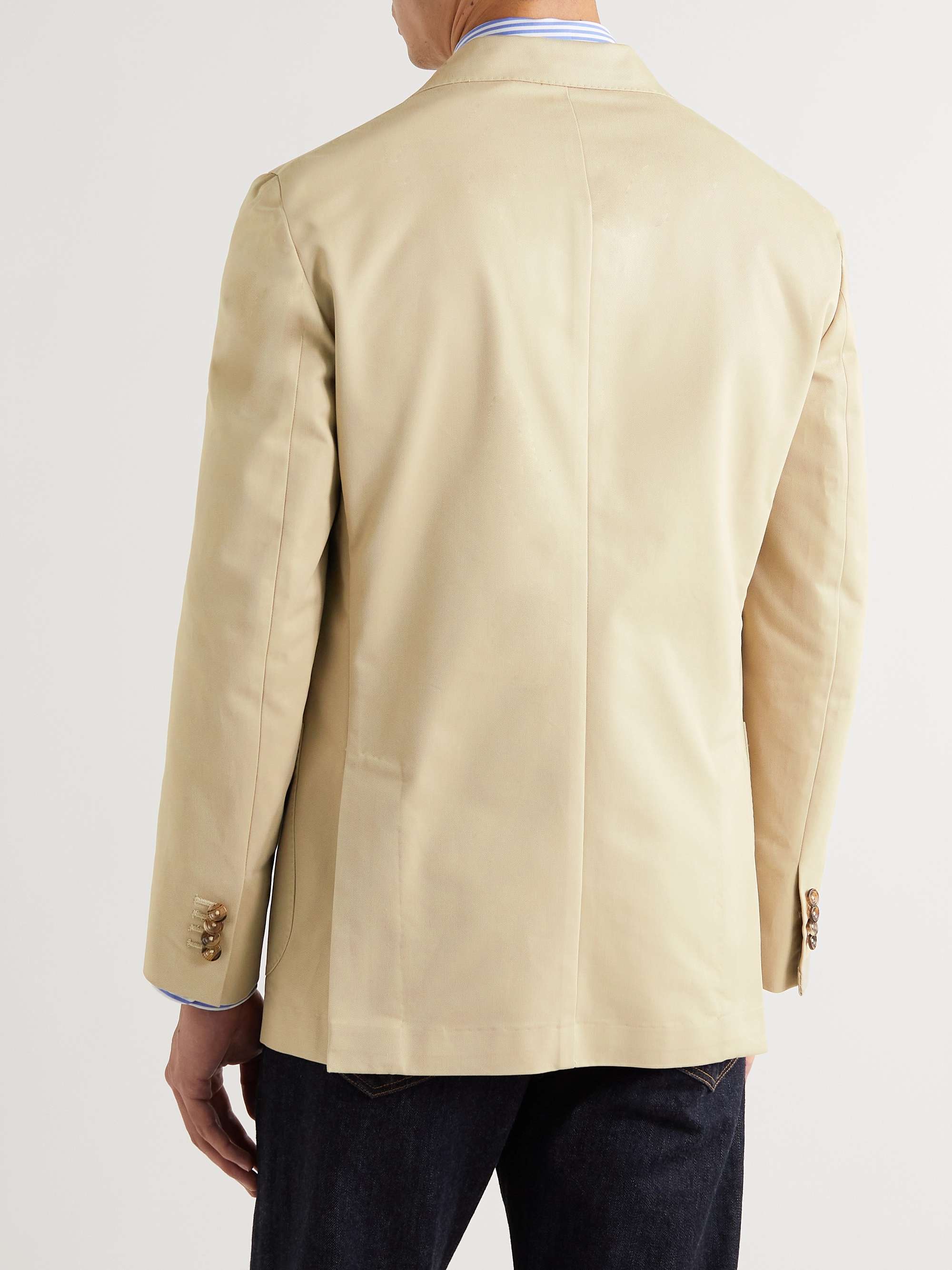 DRAKE'S Unstructured CottonDrill Blazer for Men MR PORTER