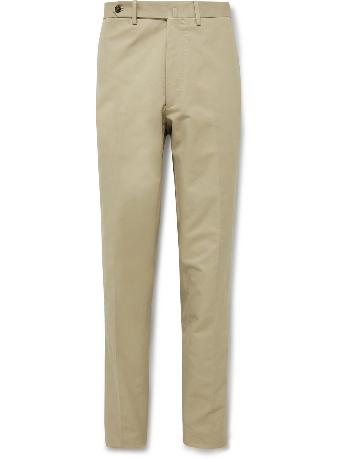 Slim-Fit Cotton-Twill Suit Trousers