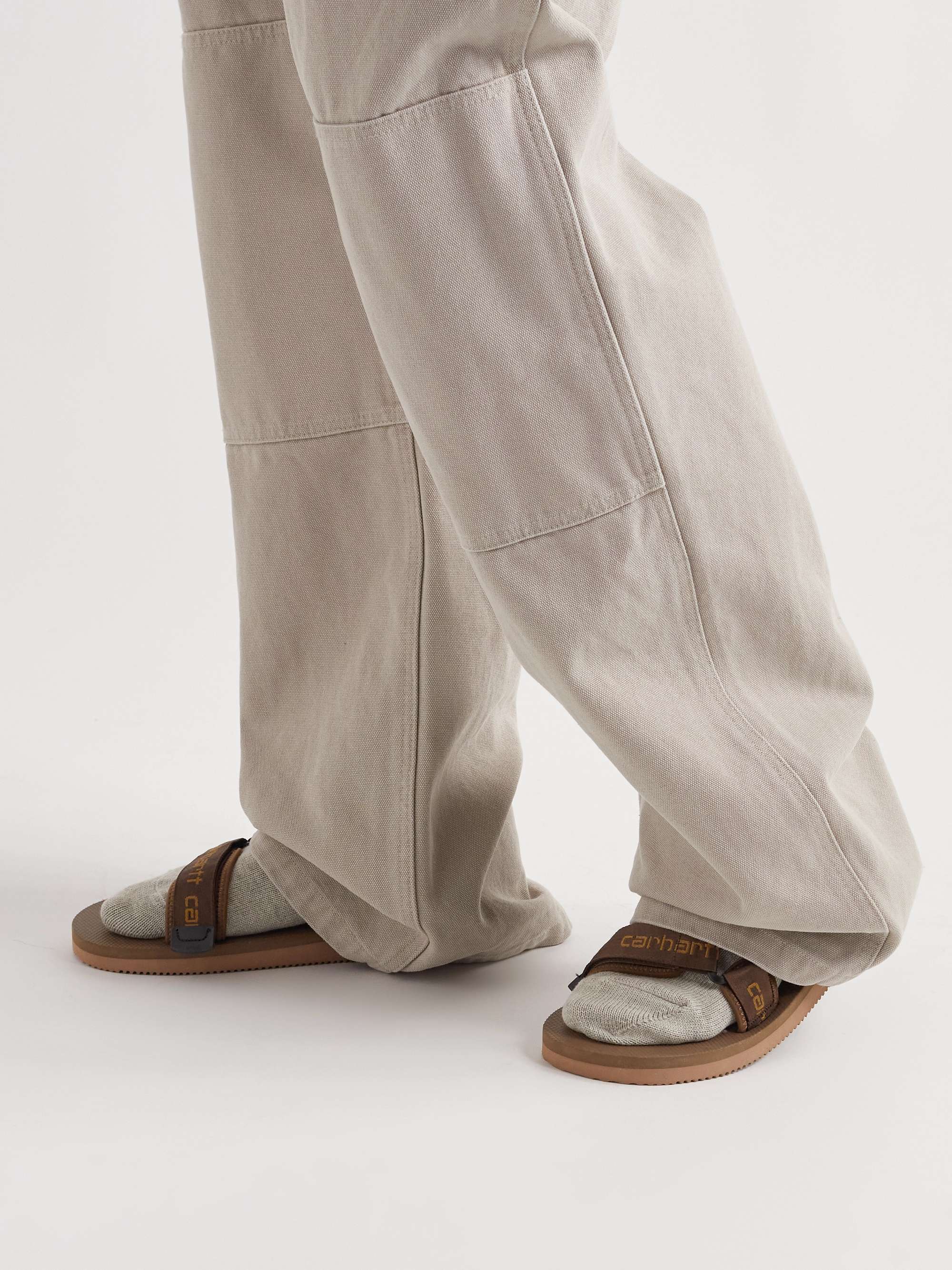 SUICOKE + Carhartt WIP Depa-V2CHT Logo-Jacquard Sandals