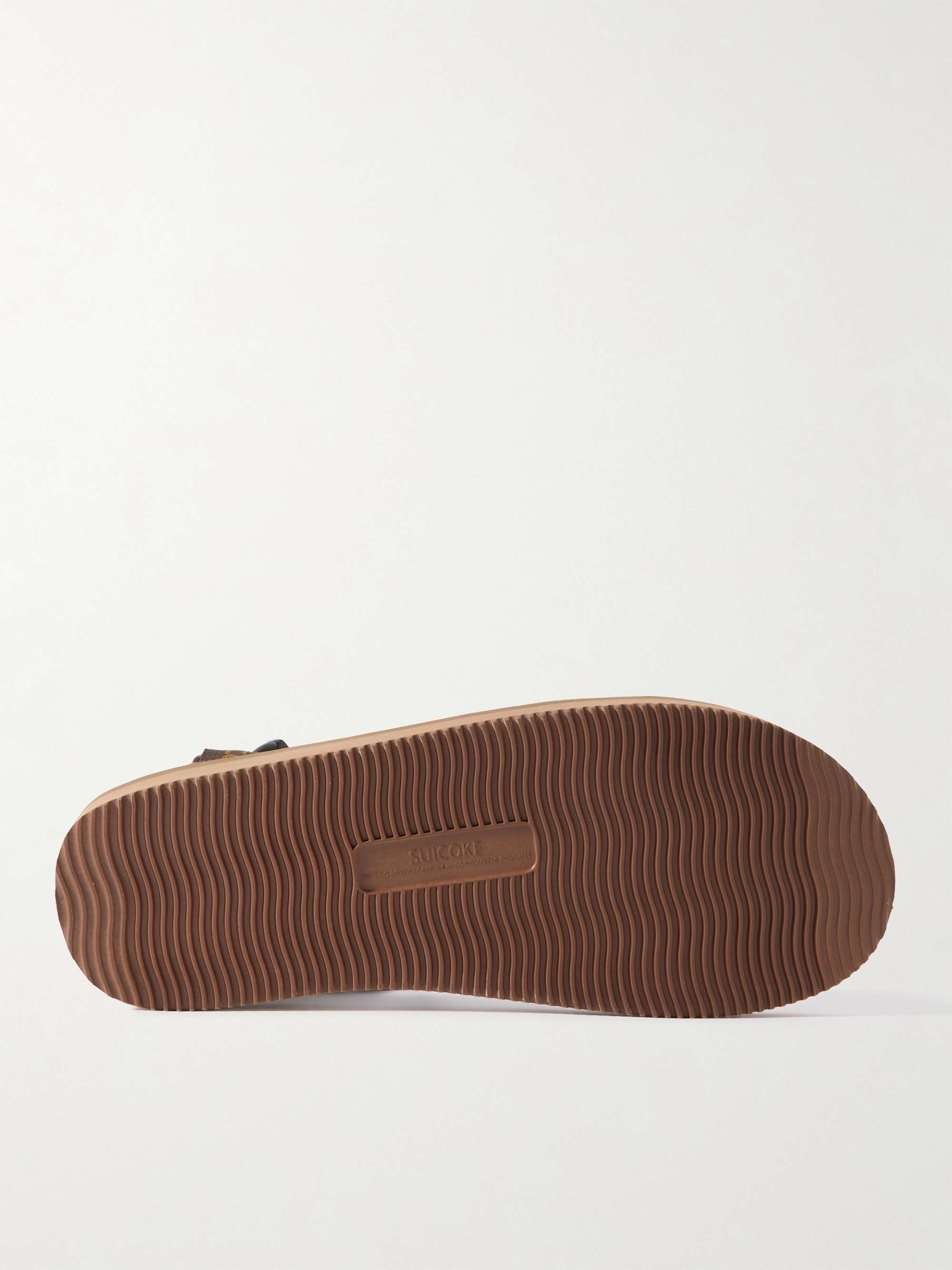 SUICOKE + Carhartt WIP Depa-V2CHT Logo-Jacquard Sandals