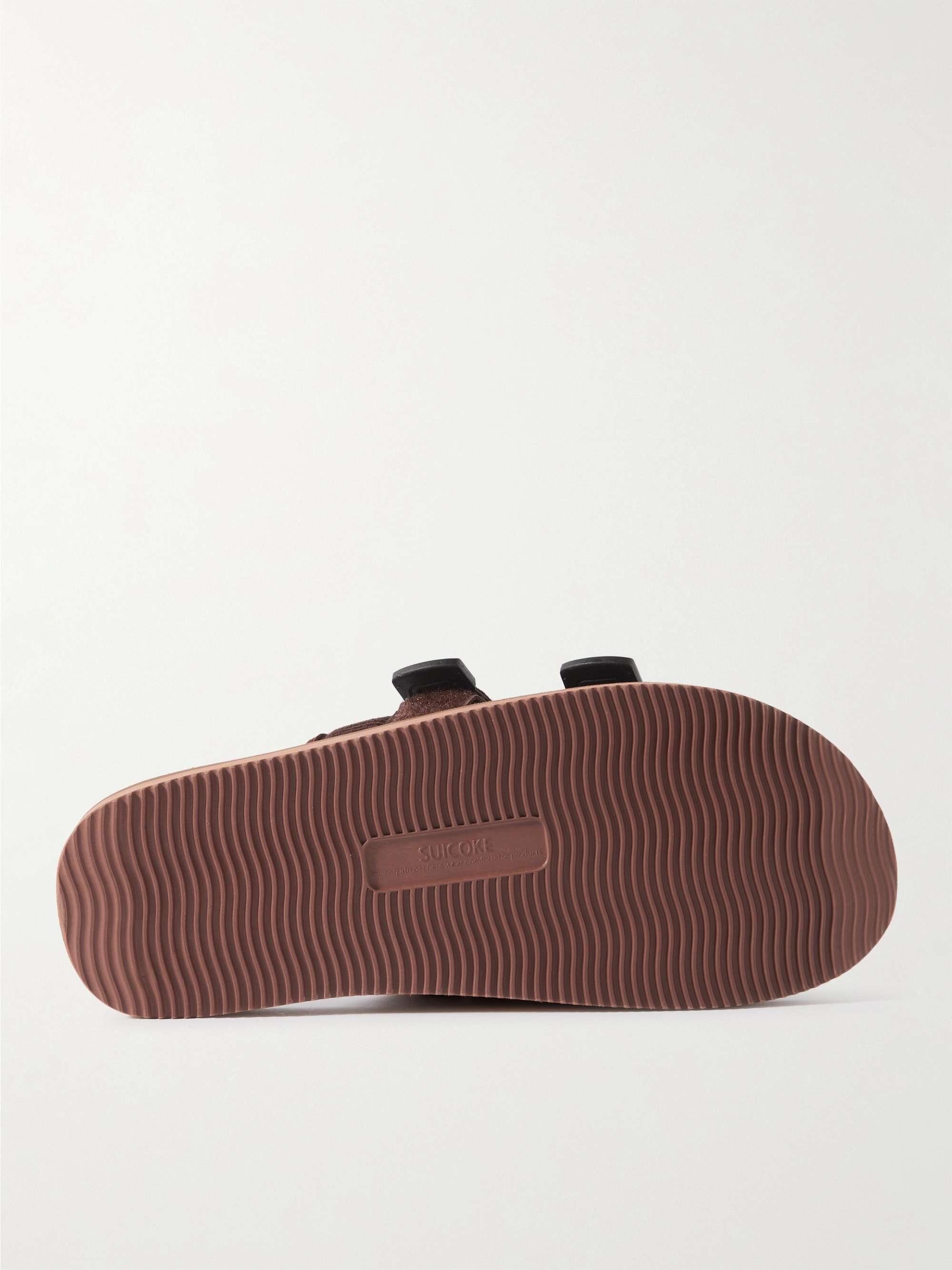 SUICOKE + Carhartt WIP Moto-VCHT Logo-Jacquard, Canvas and Corduroy Slides
