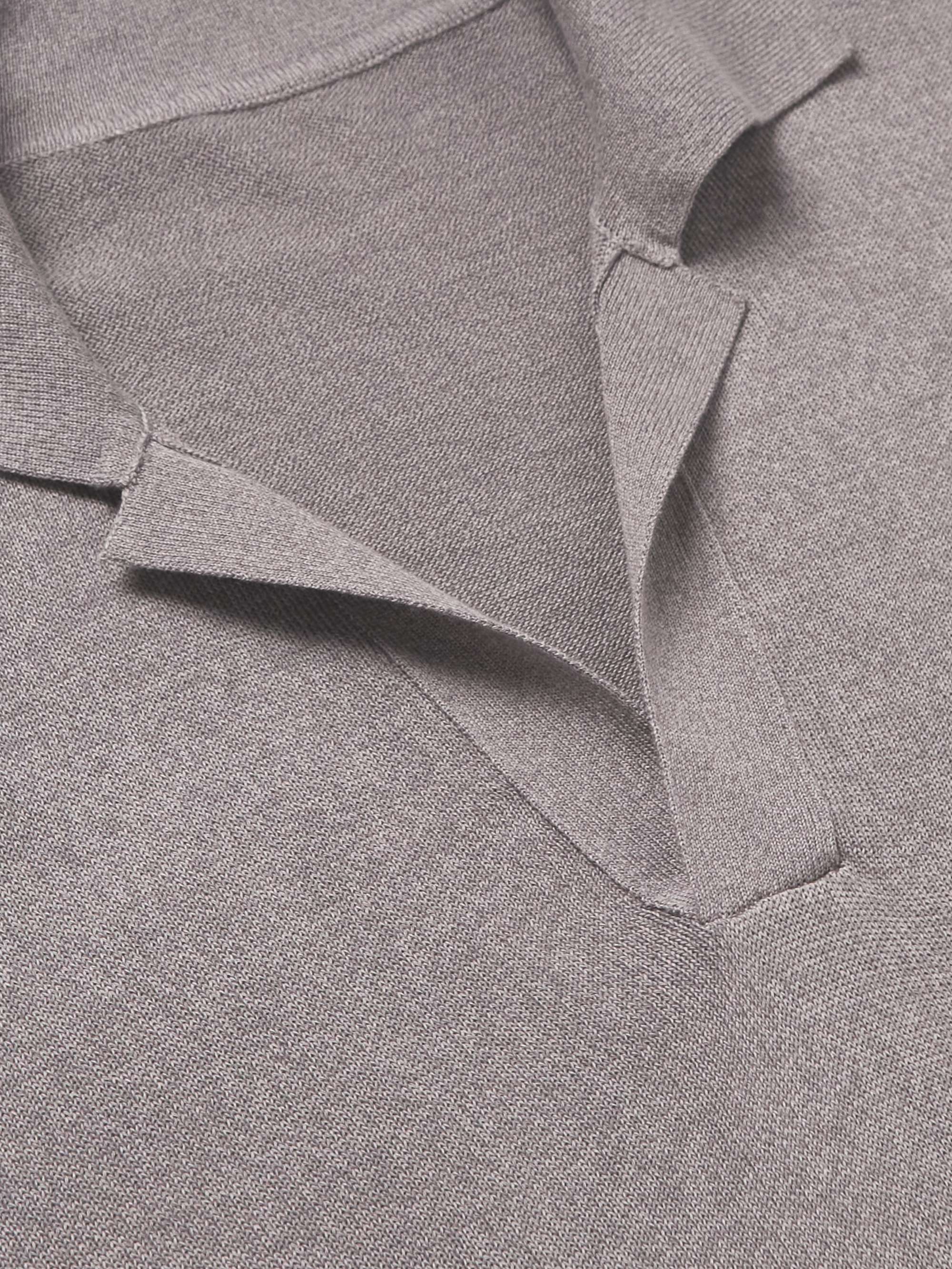 STÒFFA Mouliné-Organic Cotton Polo Shirt