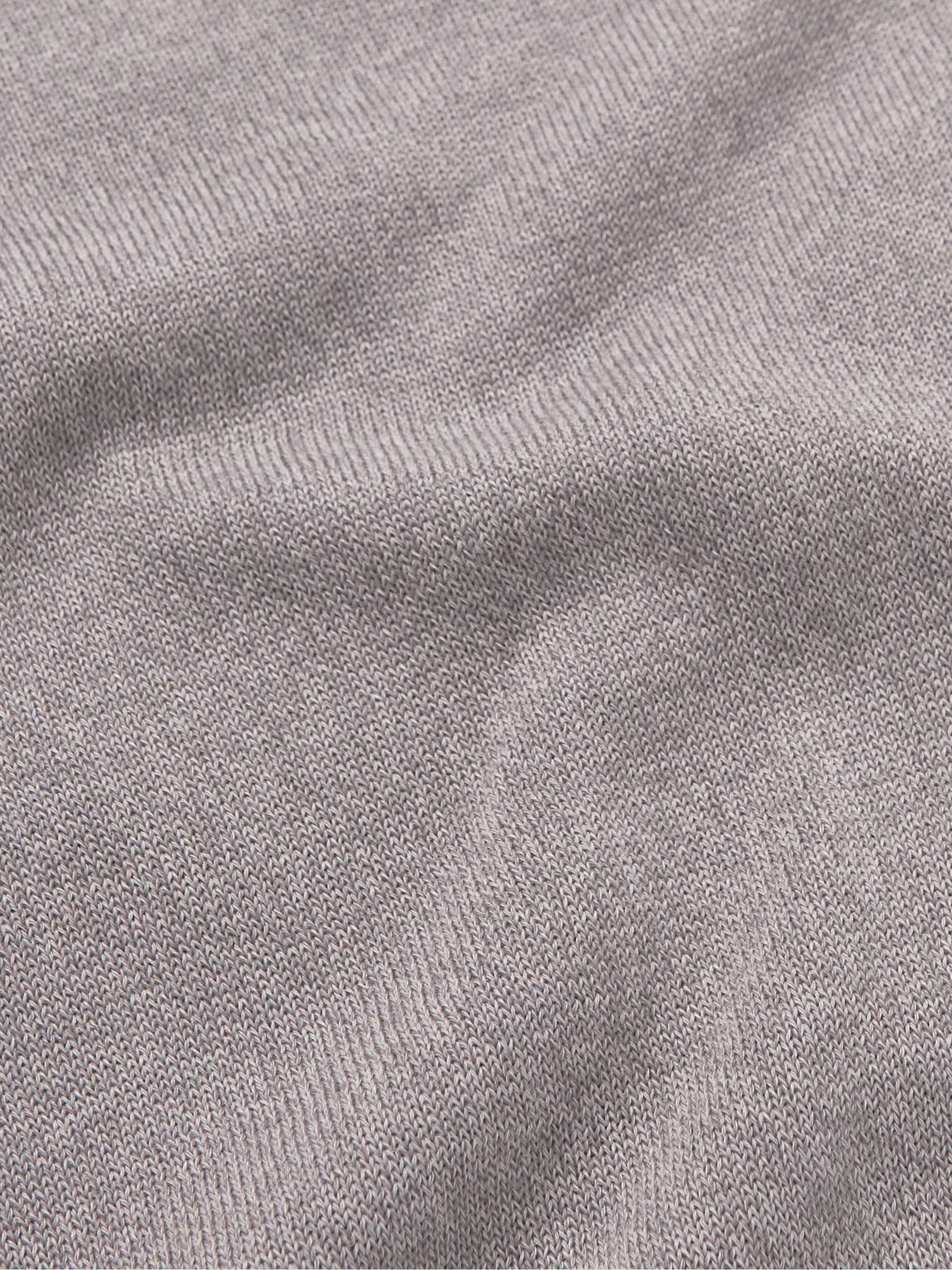STÒFFA Mouliné-Organic Cotton Polo Shirt