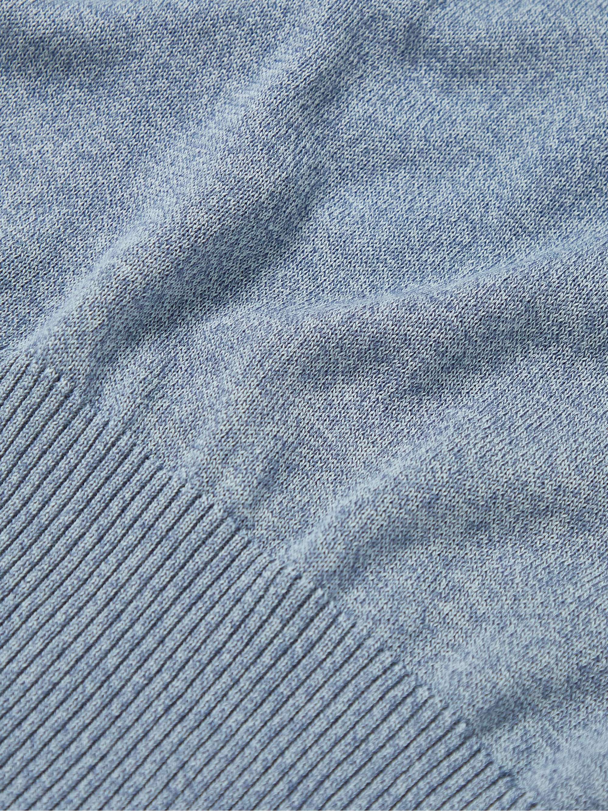 STÒFFA Mouliné-Organic Cotton Polo Shirt