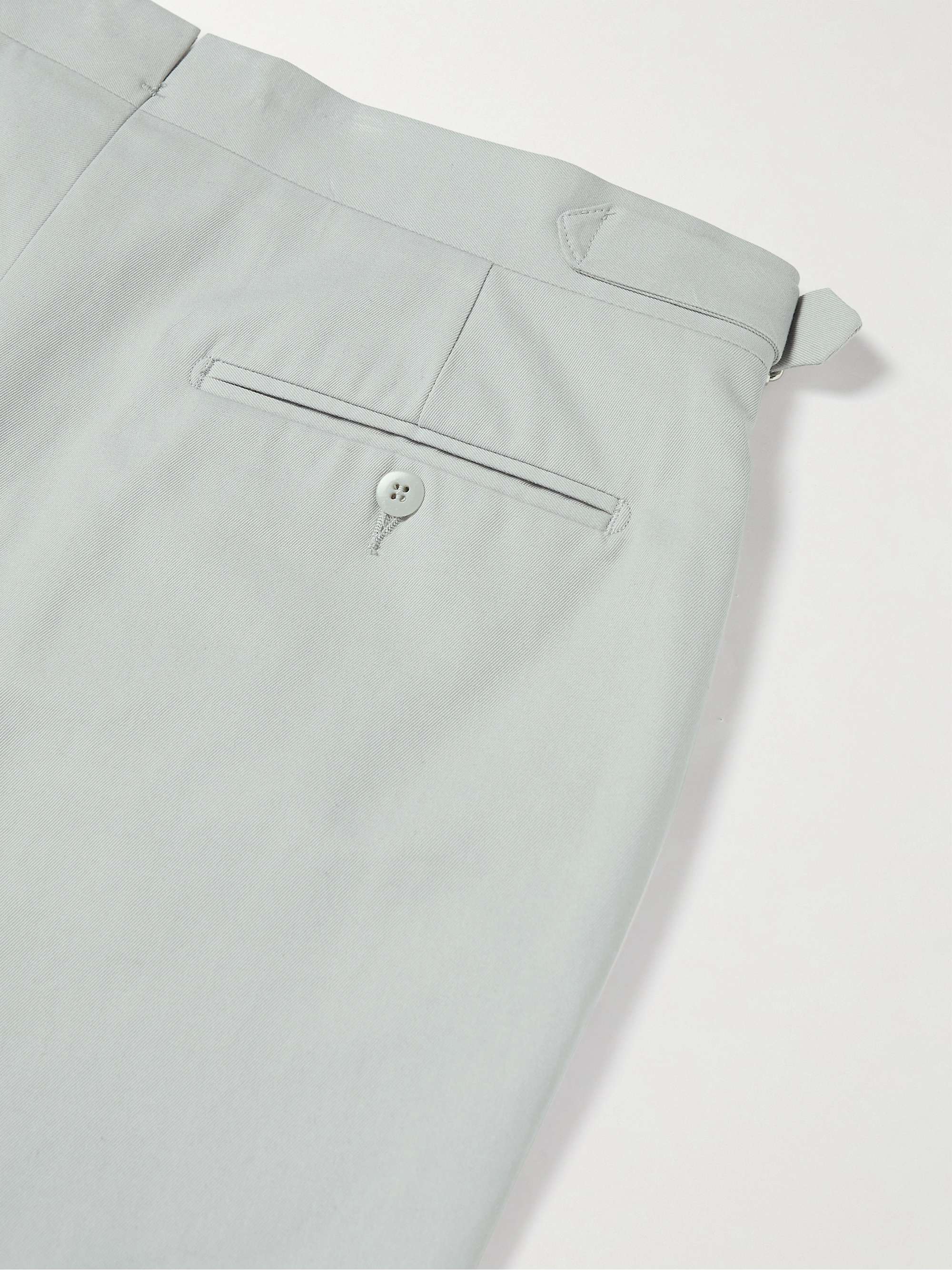 STÒFFA Straight-Leg Pleated Wool Trousers