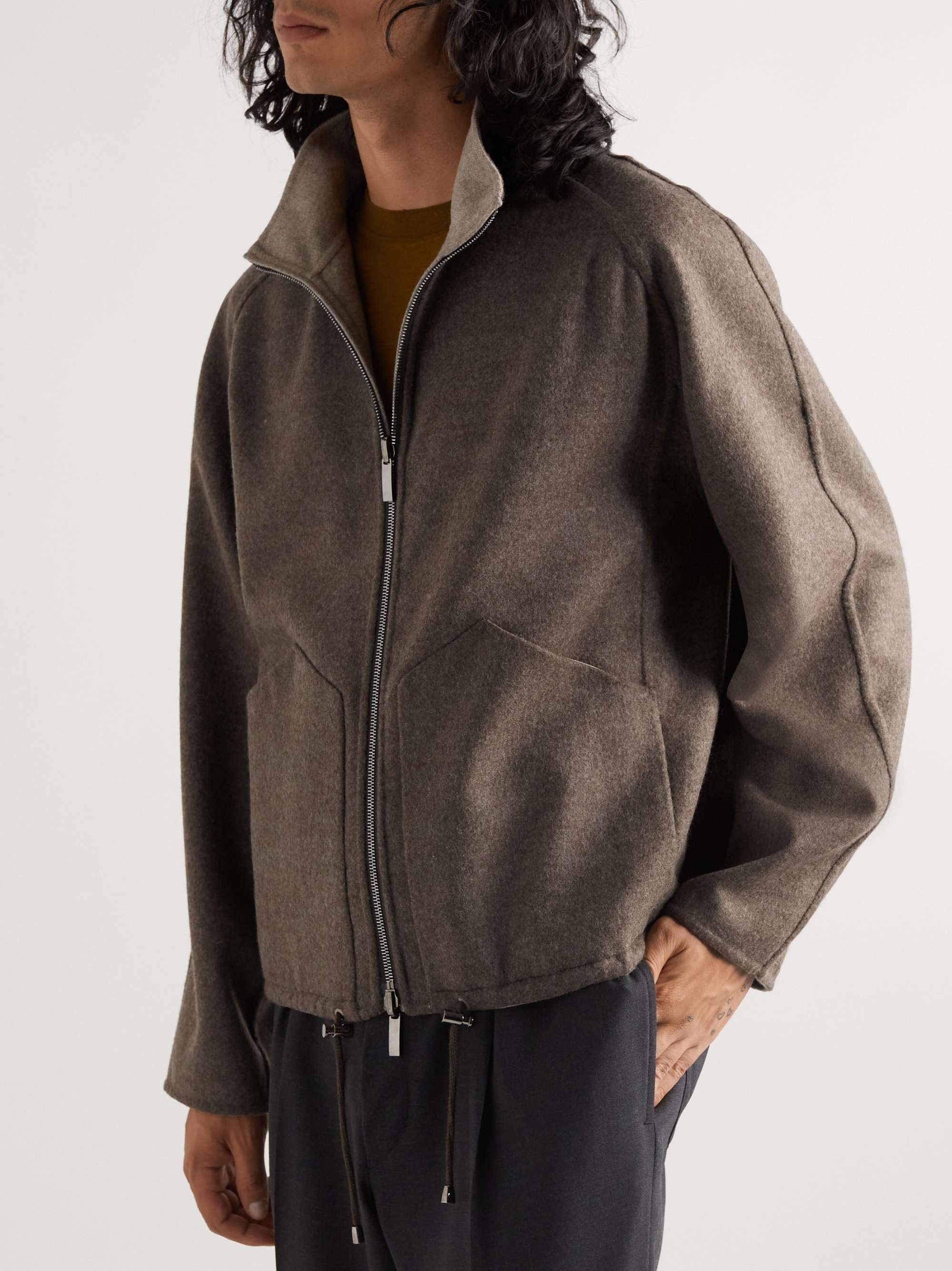 STÒFFA Reversible Blouson in Wool Merino