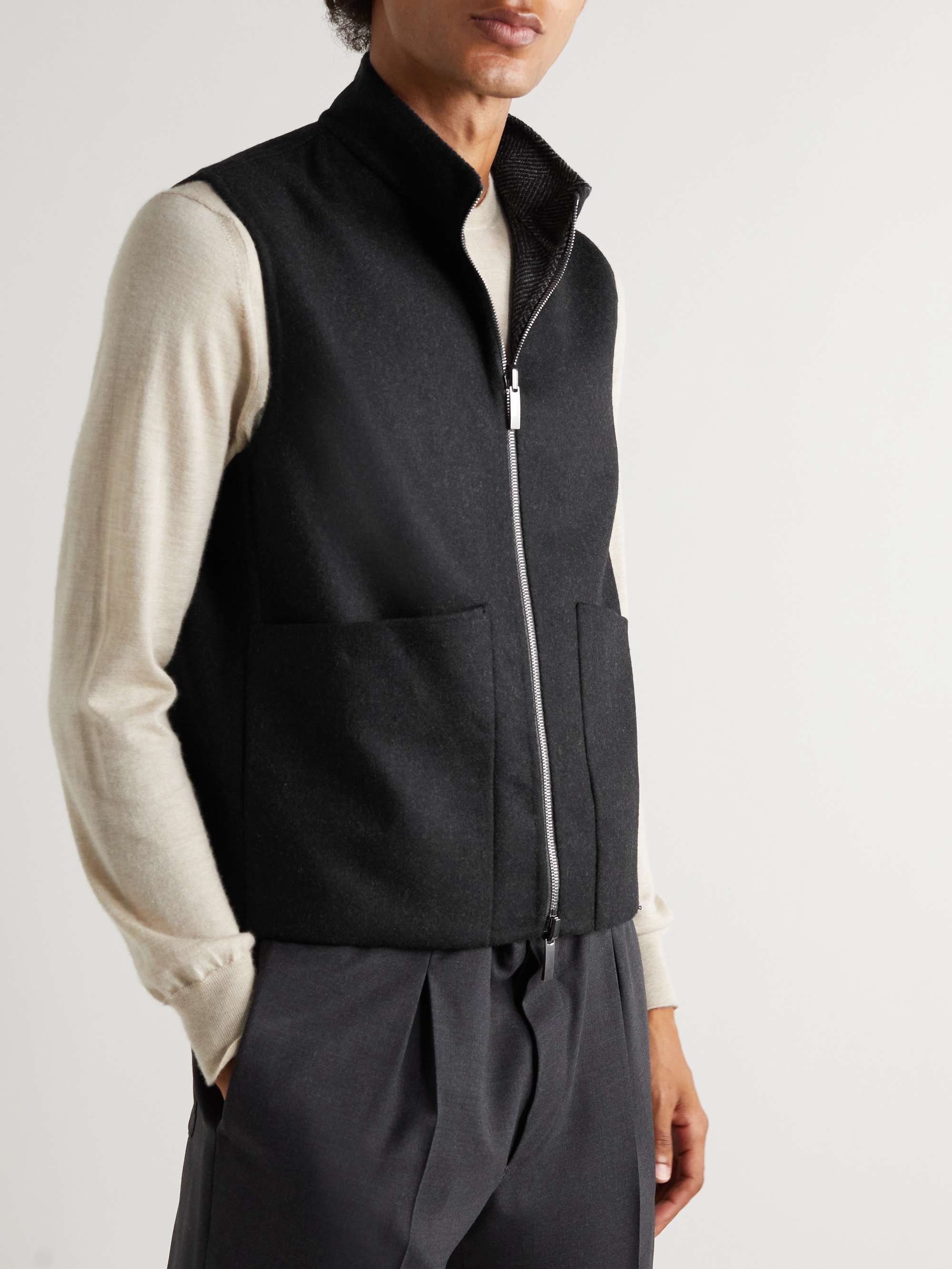 STÒFFA Reversible Wool Gilet