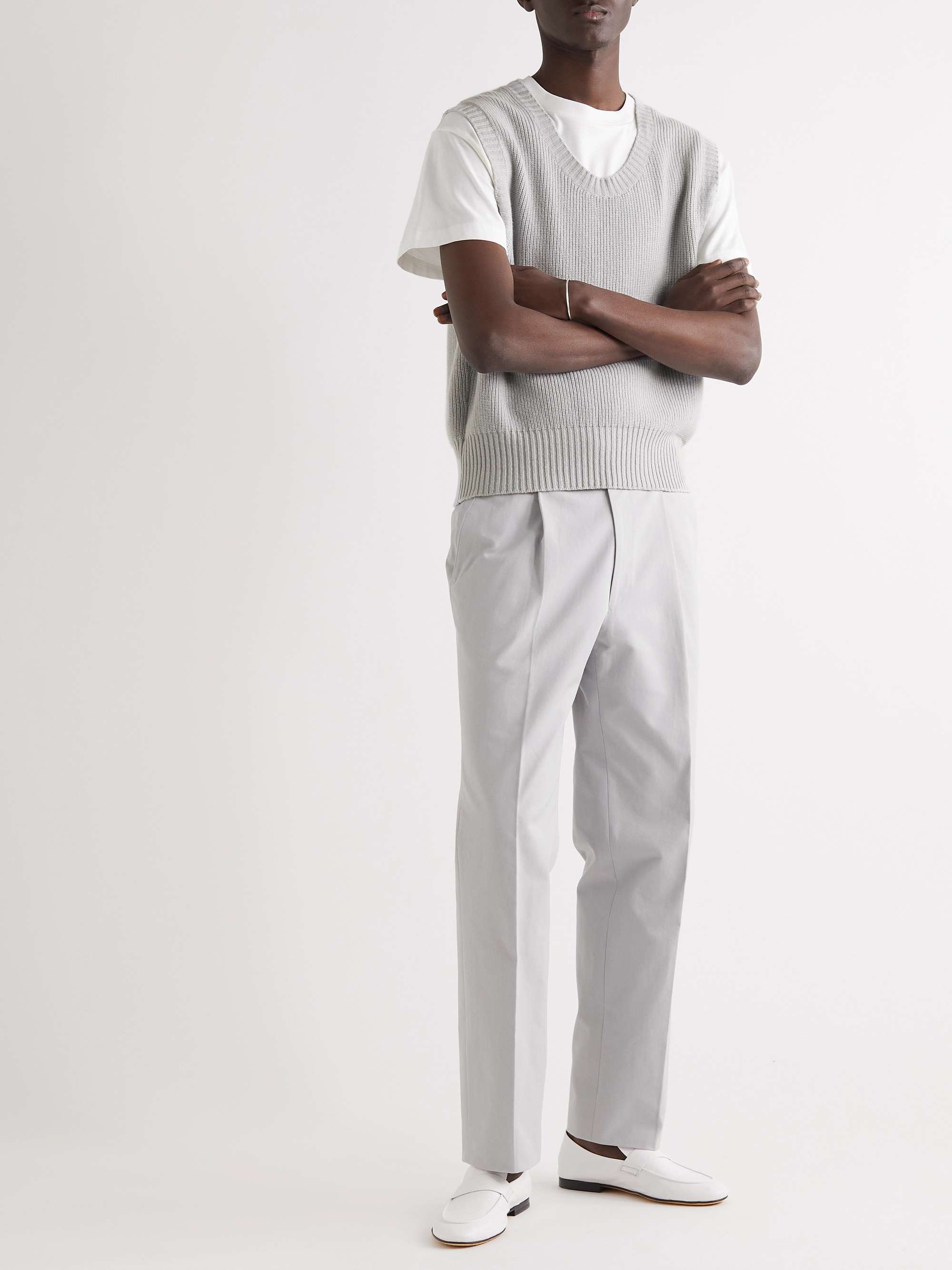 STÒFFA Ribbed Cashmere Sweater Vest