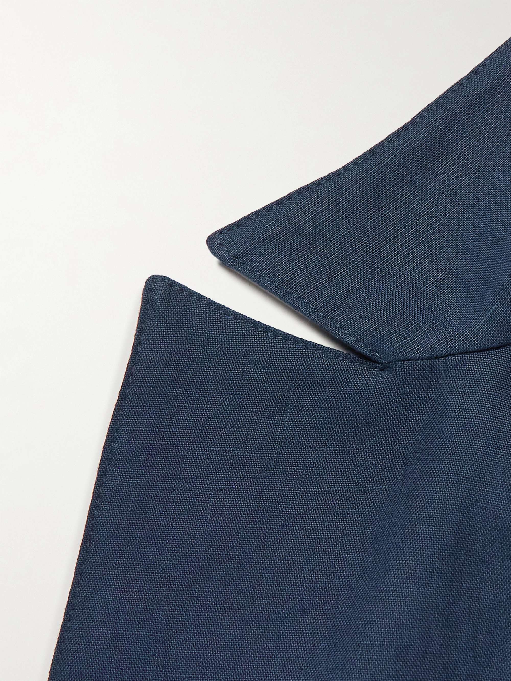 STÒFFA Double-Breasted Linen Blazer