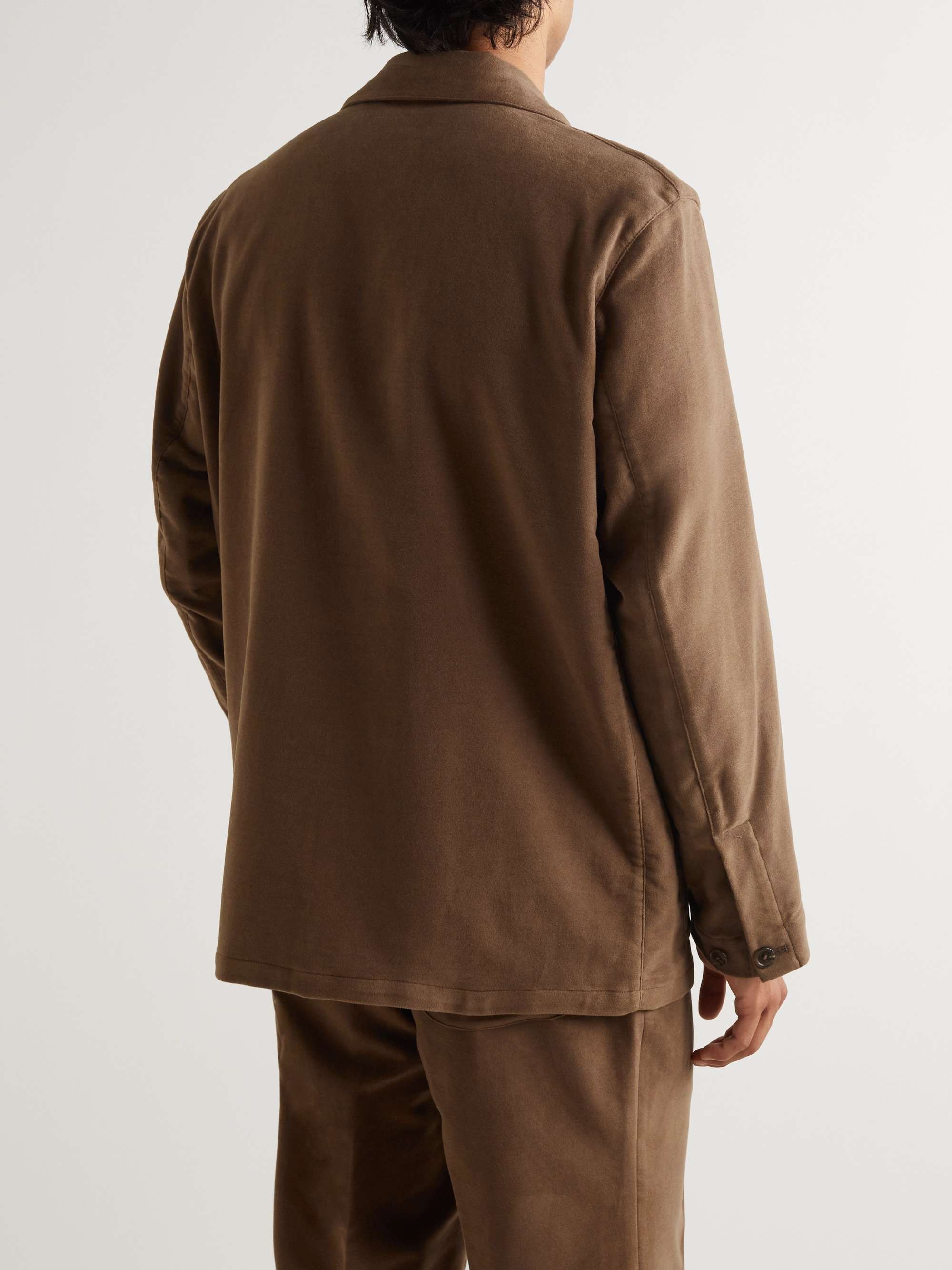 STÒFFA Double-Breasted Linen Blazer