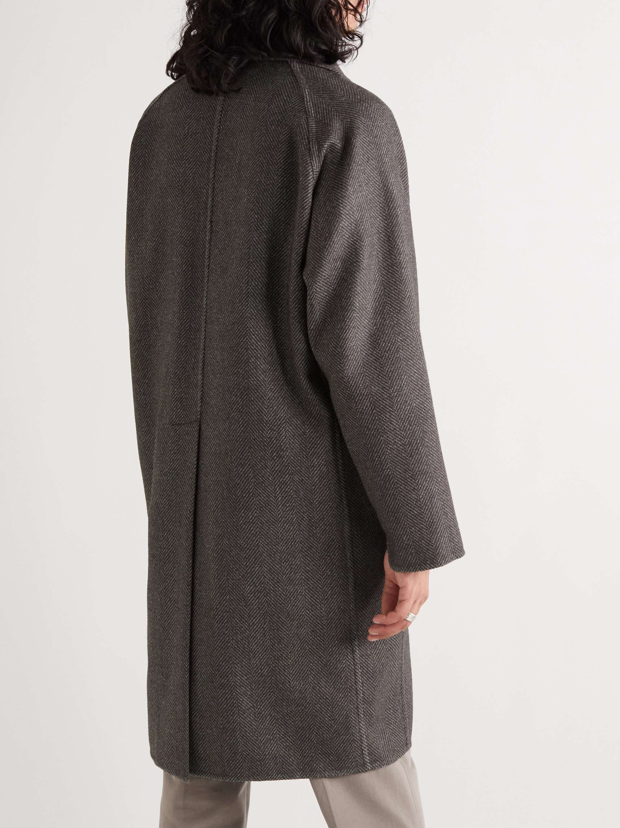STÒFFA Herringbone Wool Coat