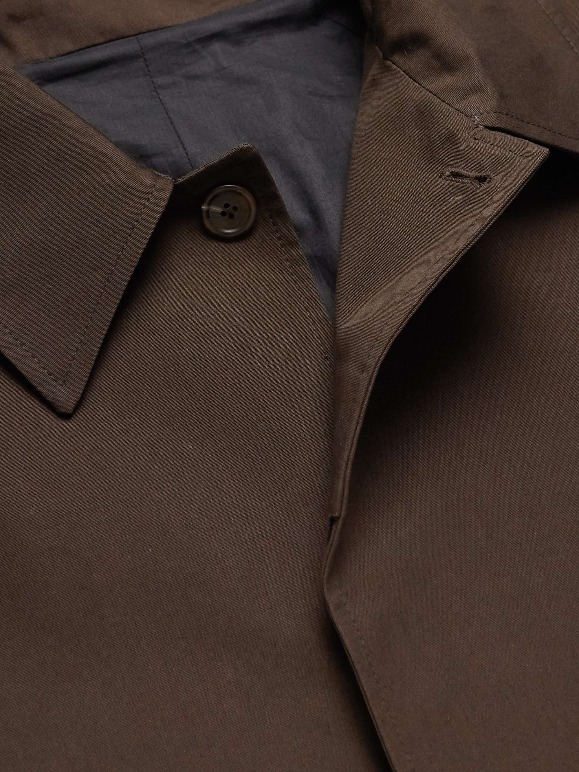 STÒFFA Belted Cotton-Canvas Trench Coat