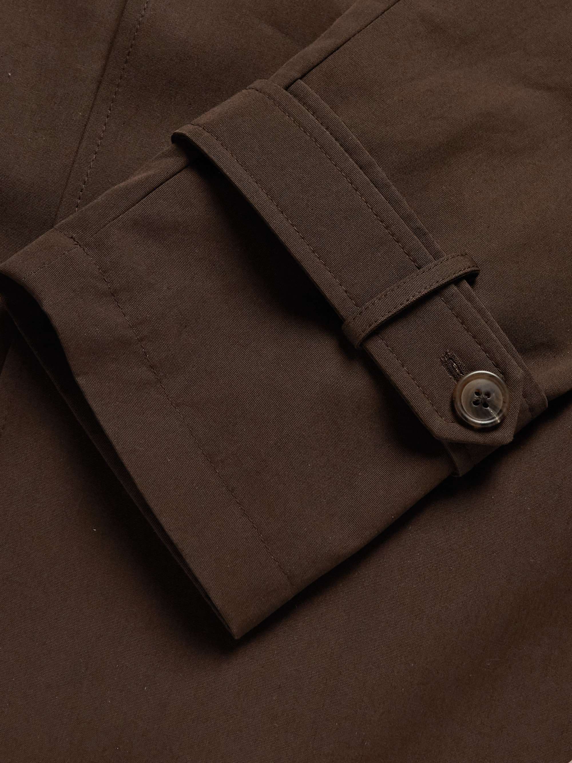 STÒFFA Belted Cotton-Canvas Trench Coat